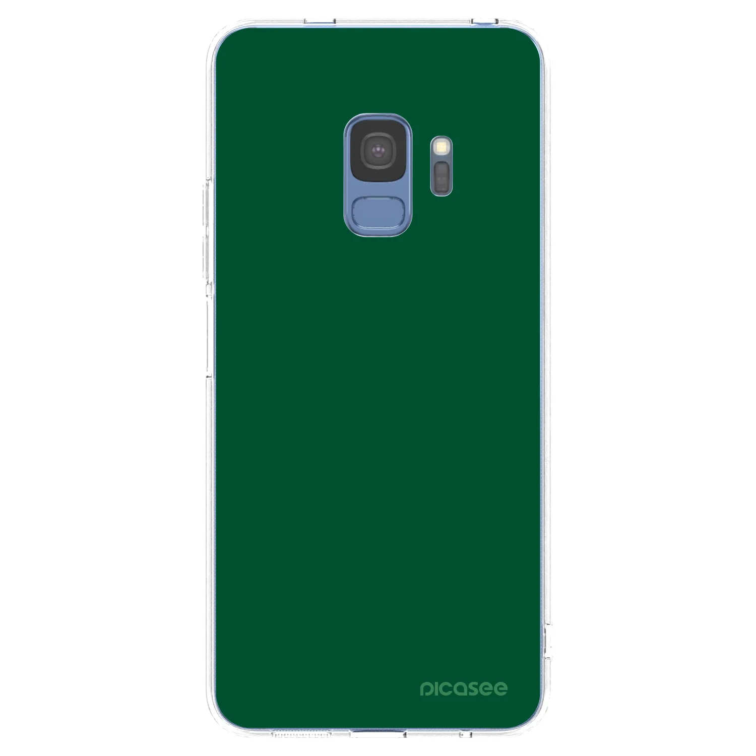 Picasee silikonski prozorni ovitek za Samsung Galaxy S9 G960F - Green Gleam