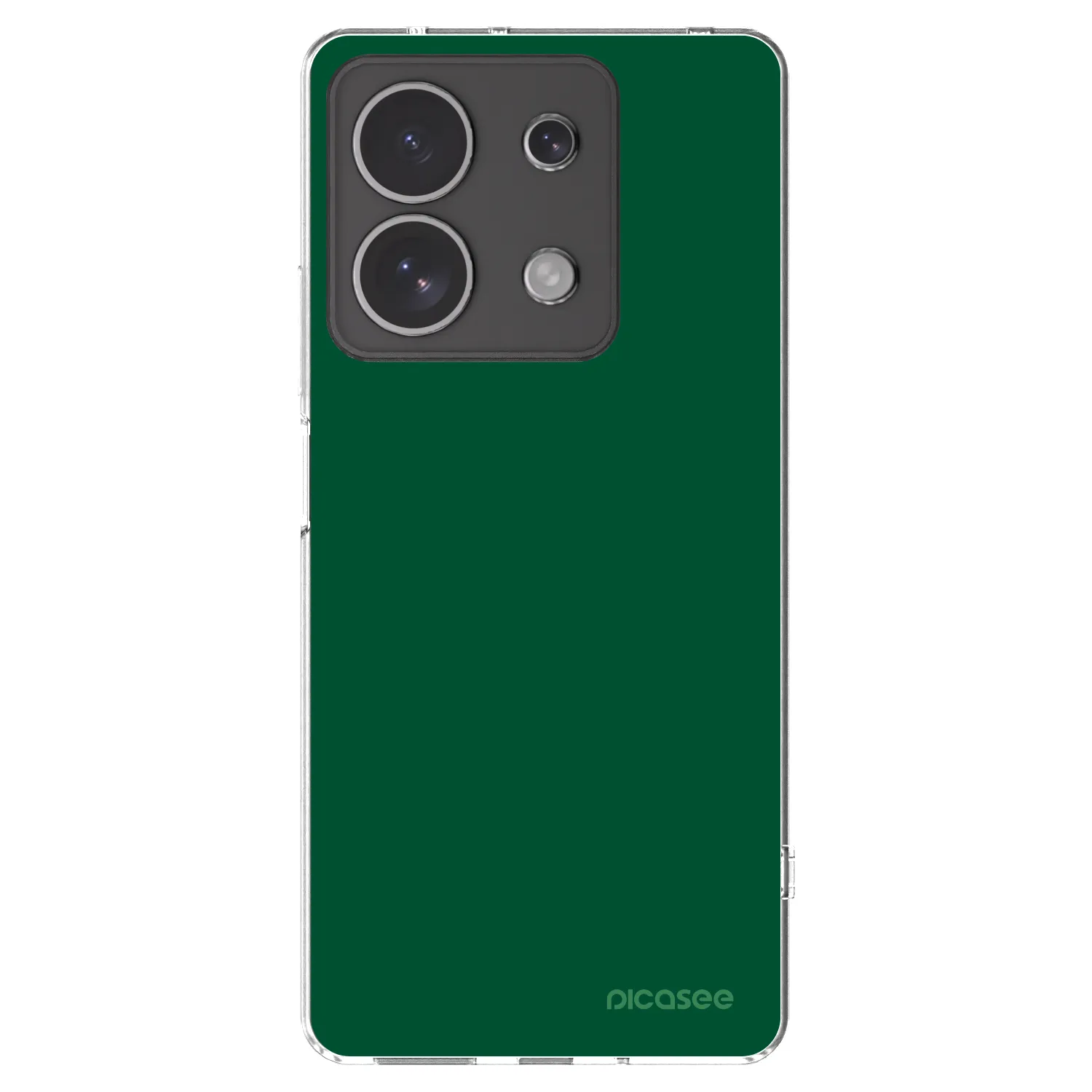 Picasee silikonski prozorni ovitek za Xiaomi Redmi Note 13 4G - Green Gleam