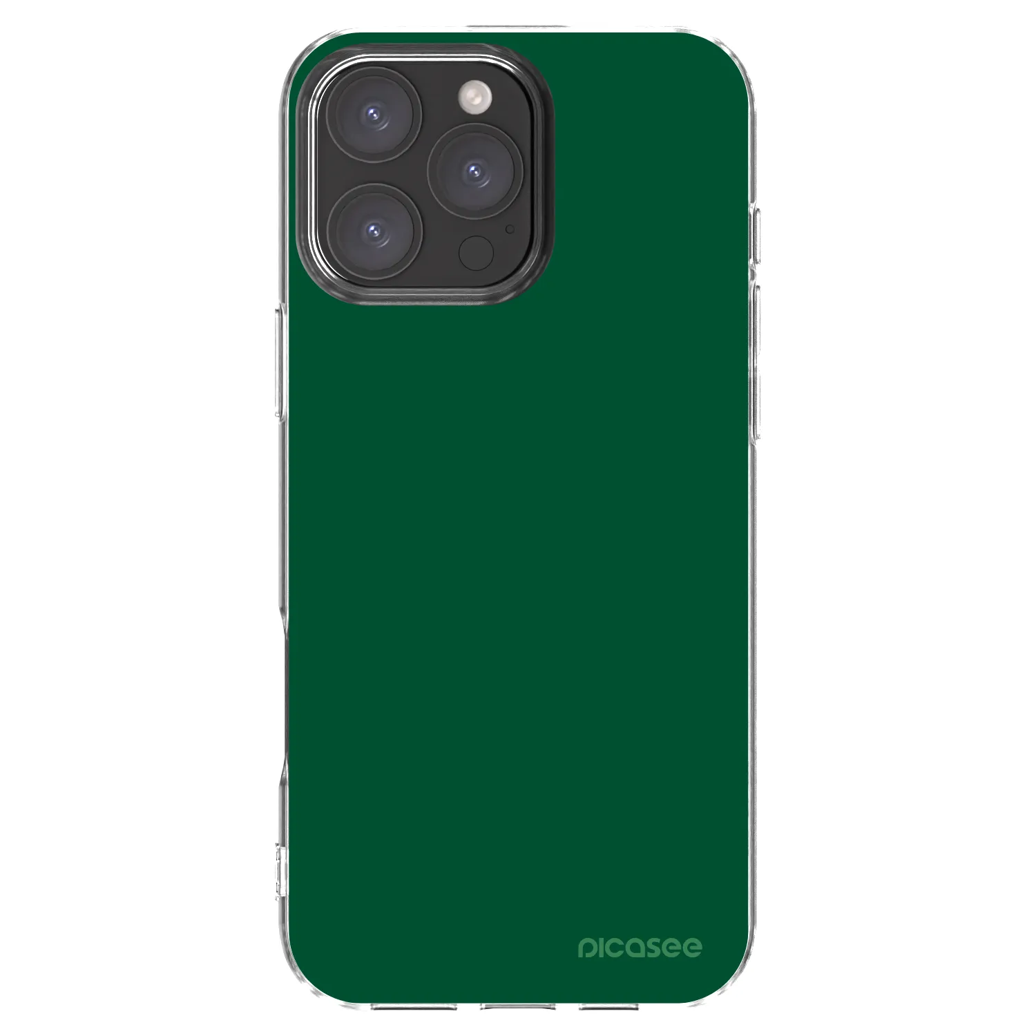Picasee silikonski prozorni ovitek za Apple iPhone 16 Pro Max - Green Gleam