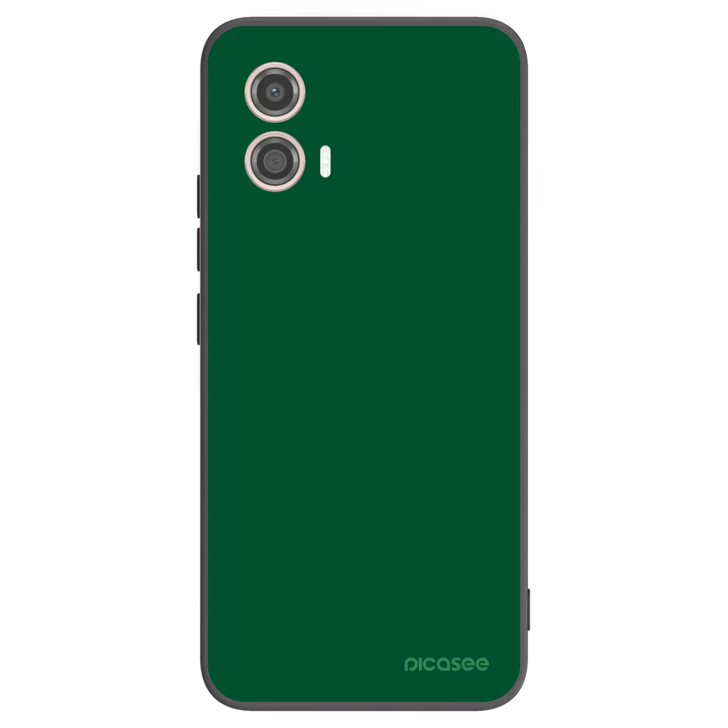 Picasee silikonski črni ovitek za Motorola Moto G53 5G - Green Gleam