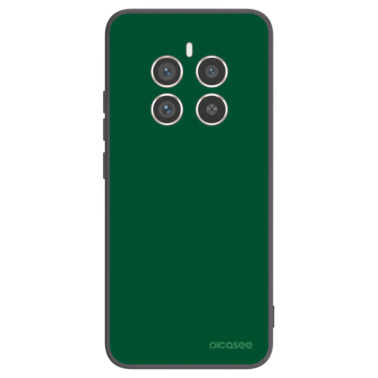 Picasee silikonski črni ovitek za Realme 12 Pro 5G - Green Gleam