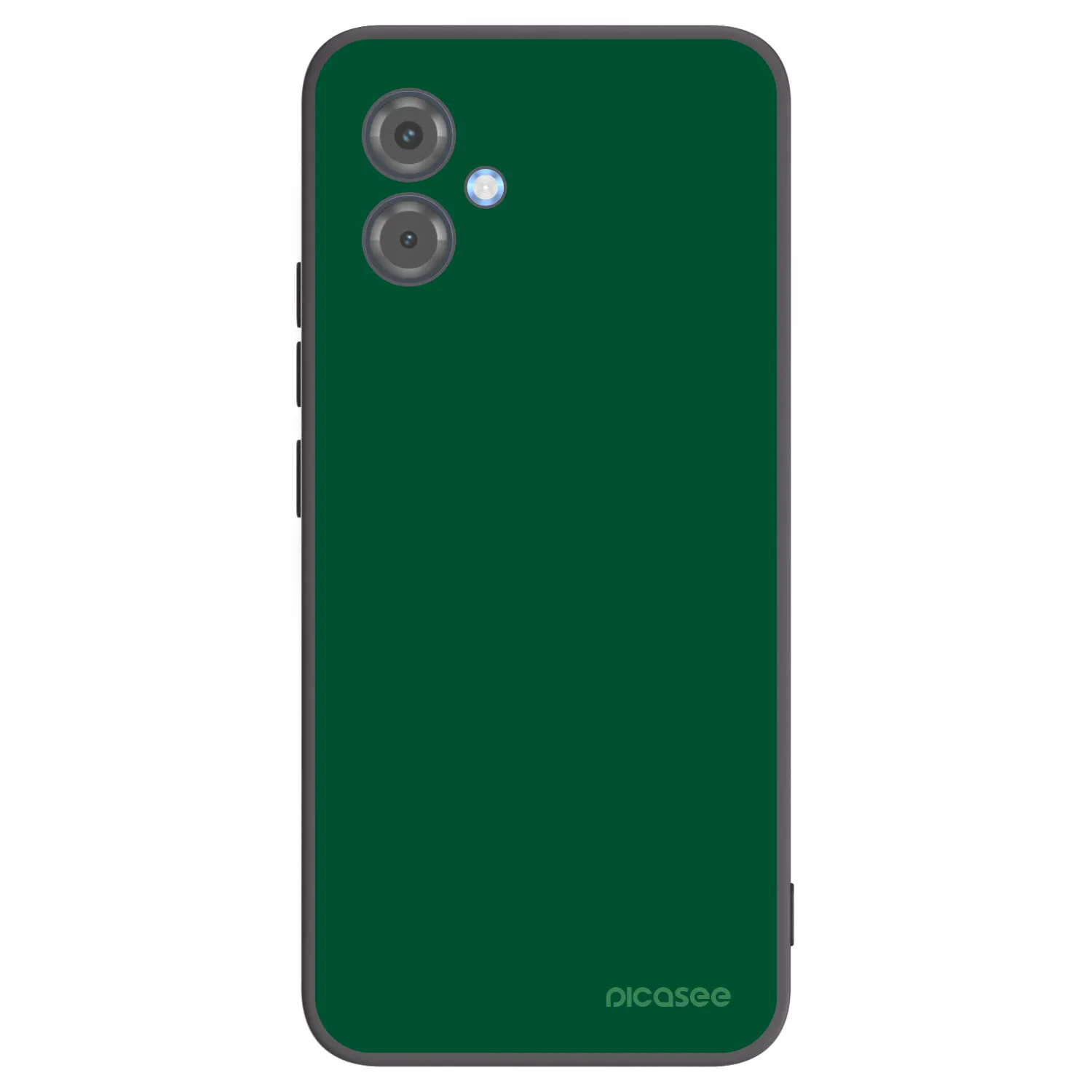 Picasee silikonski črni ovitek za Motorola Moto G14 - Green Gleam