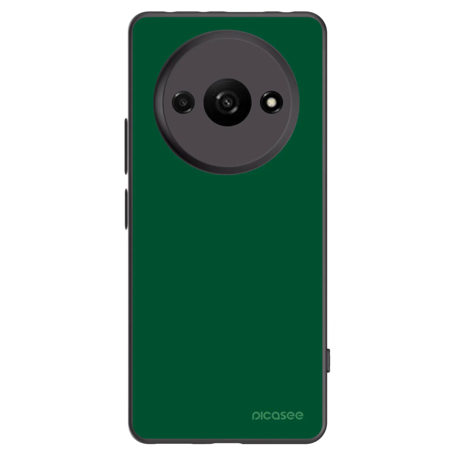 Picasee silikonski črni ovitek za Xiaomi Redmi A3 - Green Gleam
