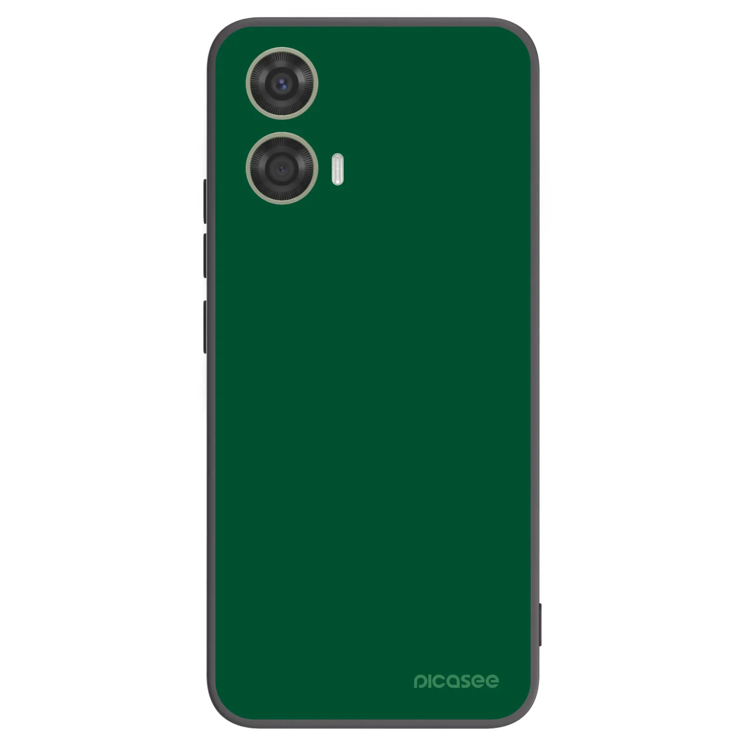 Picasee silikonski črni ovitek za Motorola Moto G24 - Green Gleam