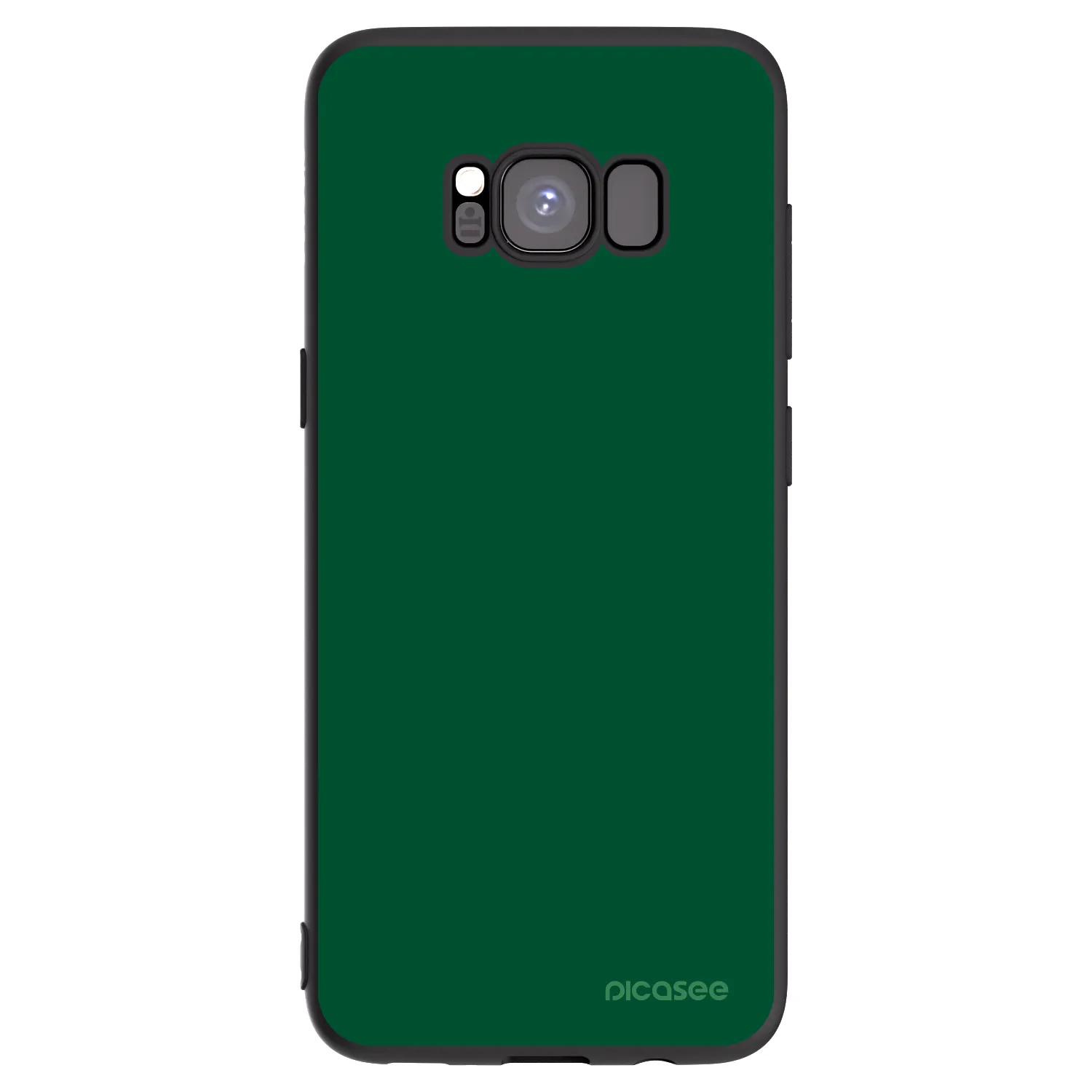 Picasee silikonski črni ovitek za Samsung Galaxy S8 G950F - Green Gleam