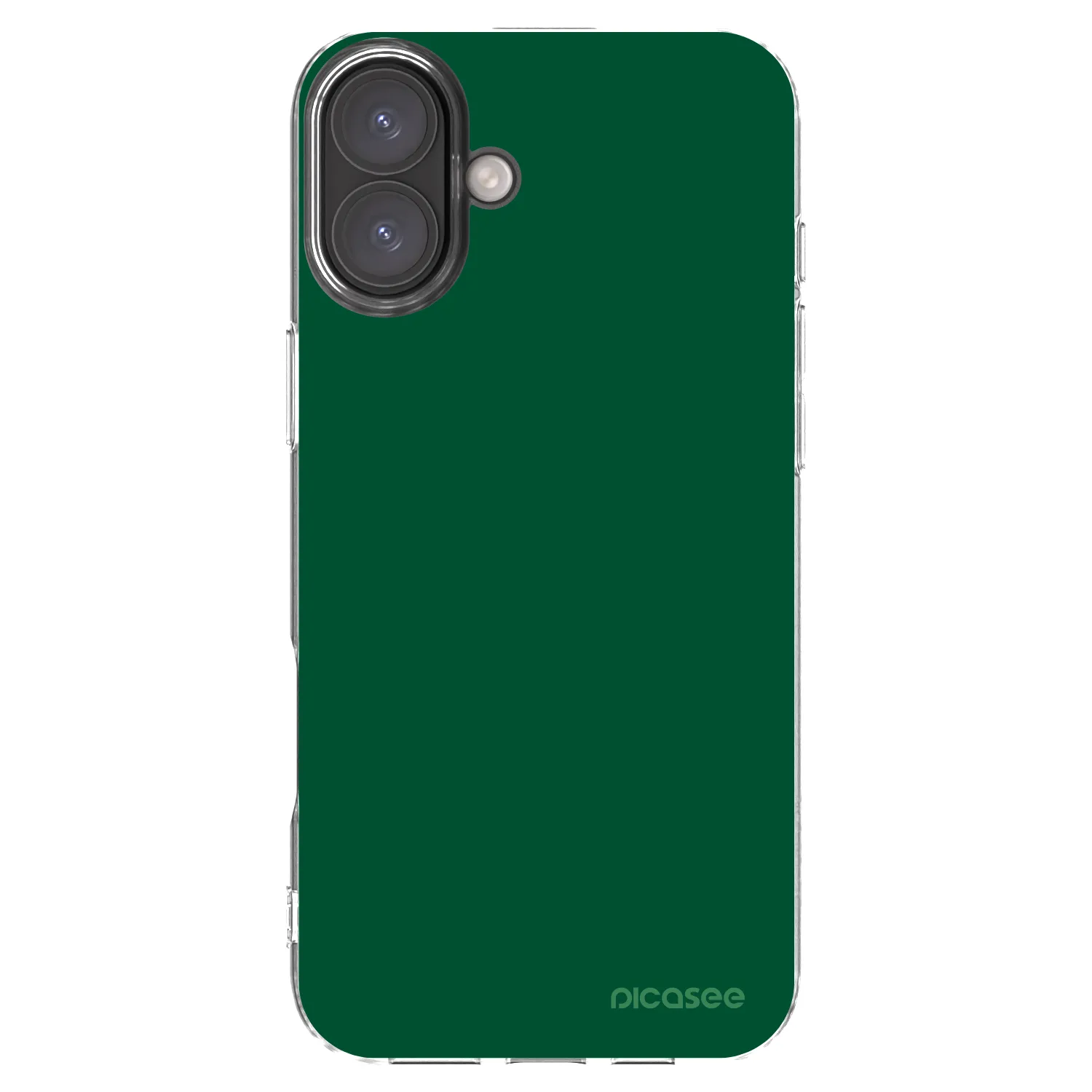 Picasee silikonski prozorni ovitek za Apple iPhone 16 Plus - Green Gleam