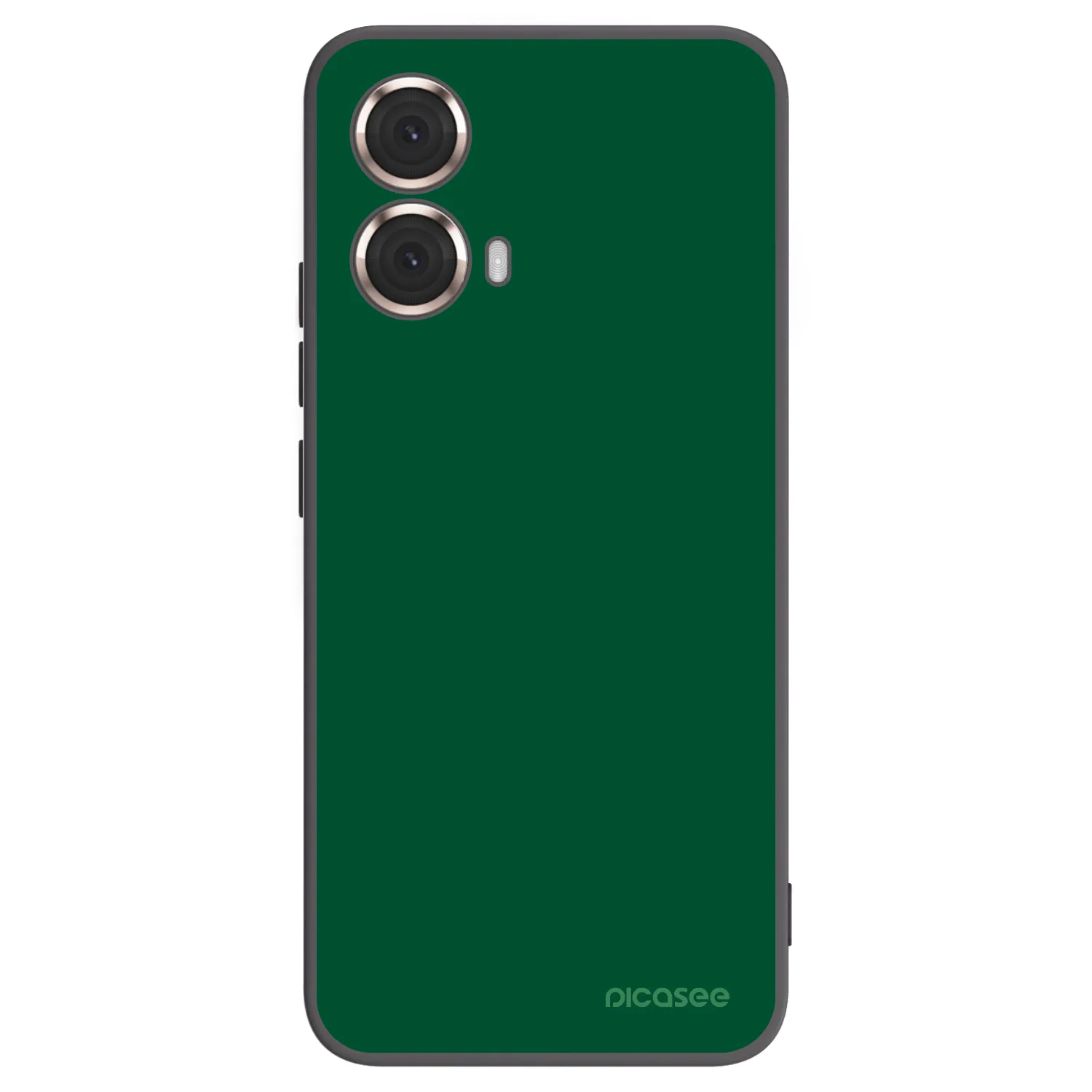 Picasee silikonski črni ovitek za Motorola Moto G85 - Green Gleam
