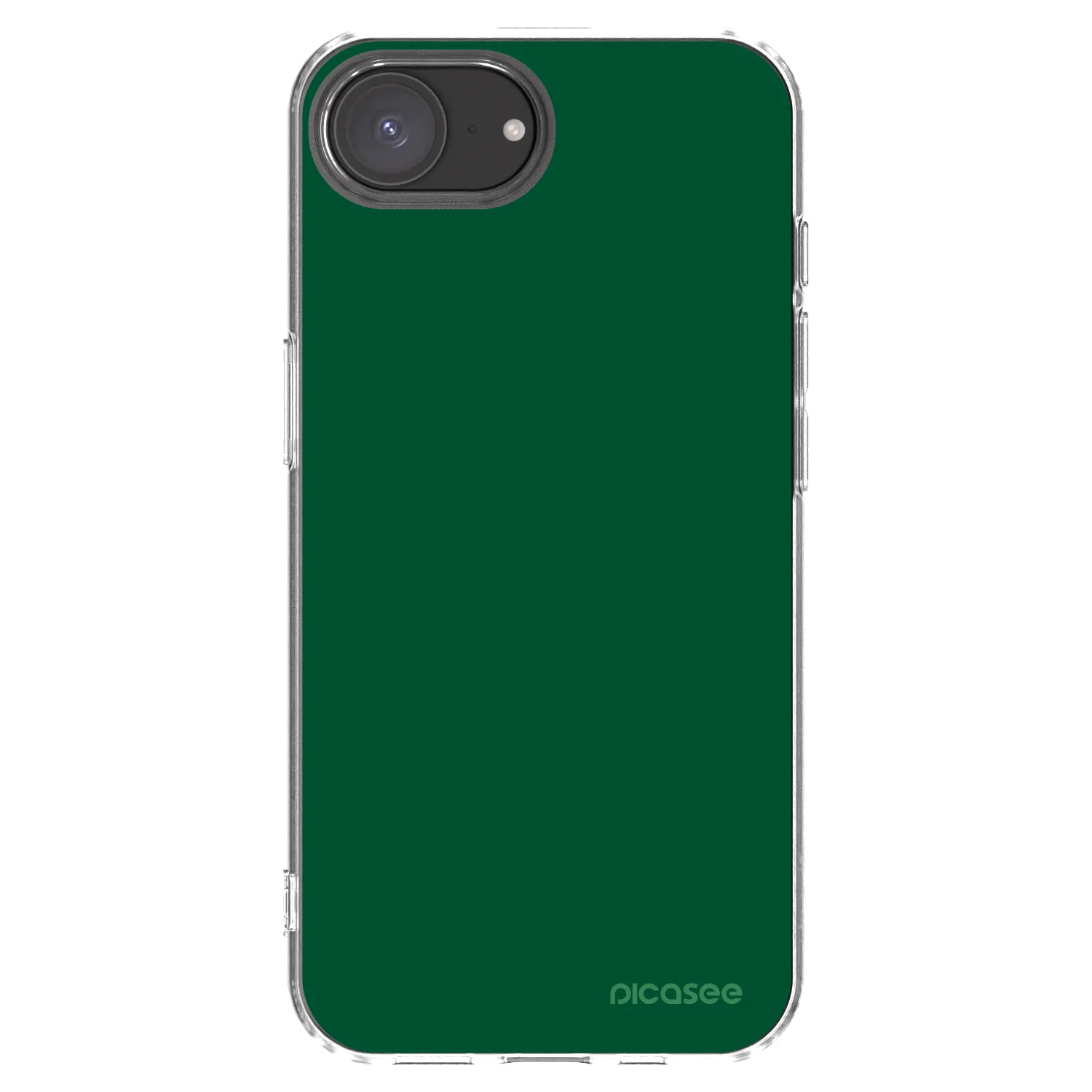 Picasee silikonski prozorni ovitek za Apple iPhone 16e - Green Gleam
