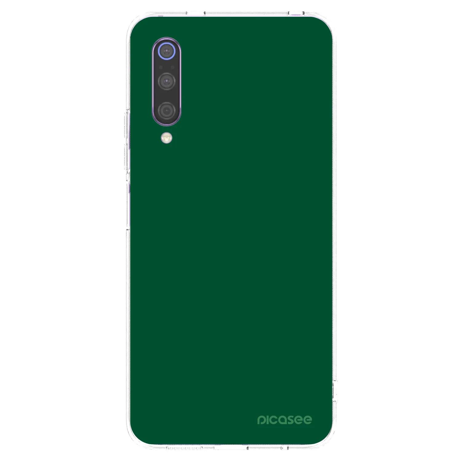 Picasee silikonski prozorni ovitek za Xiaomi Mi 9 - Green Gleam