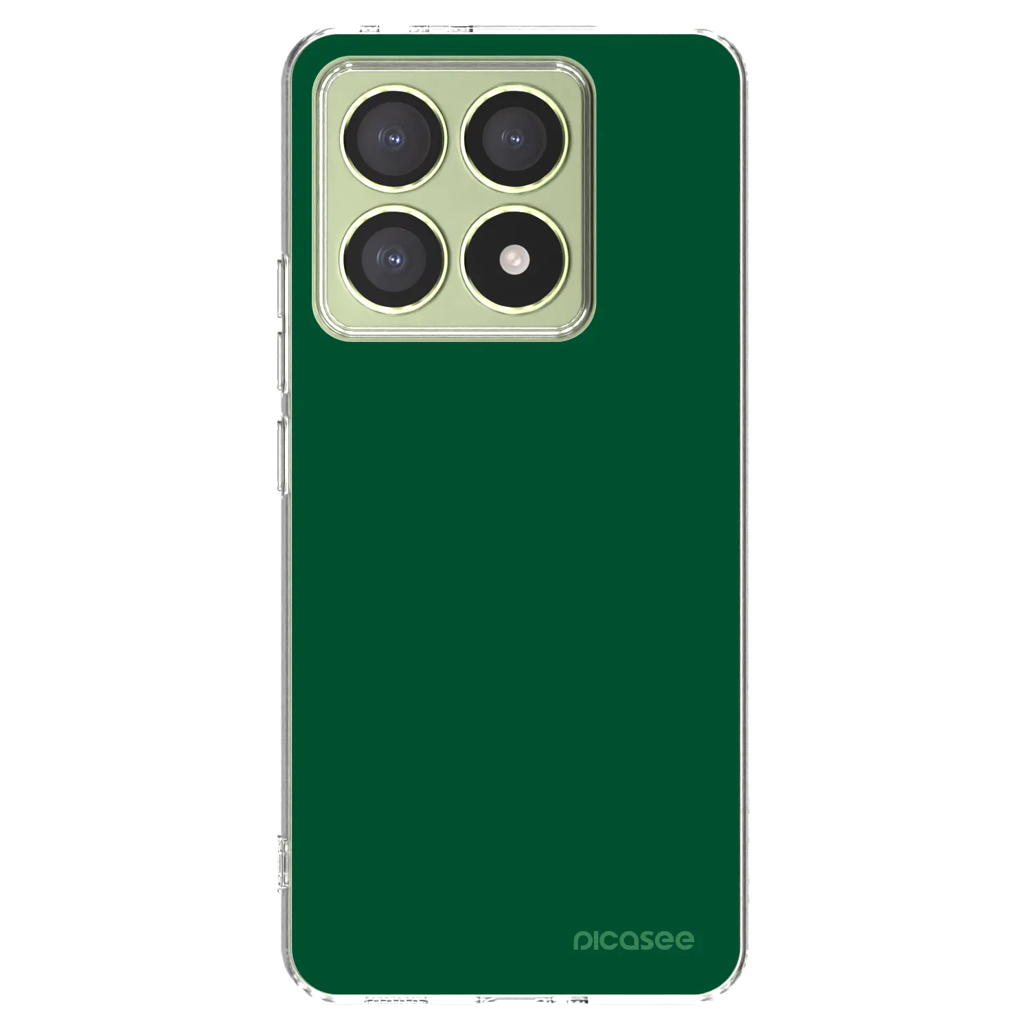 Picasee silikonski prozorni ovitek za Xiaomi 14T - Green Gleam
