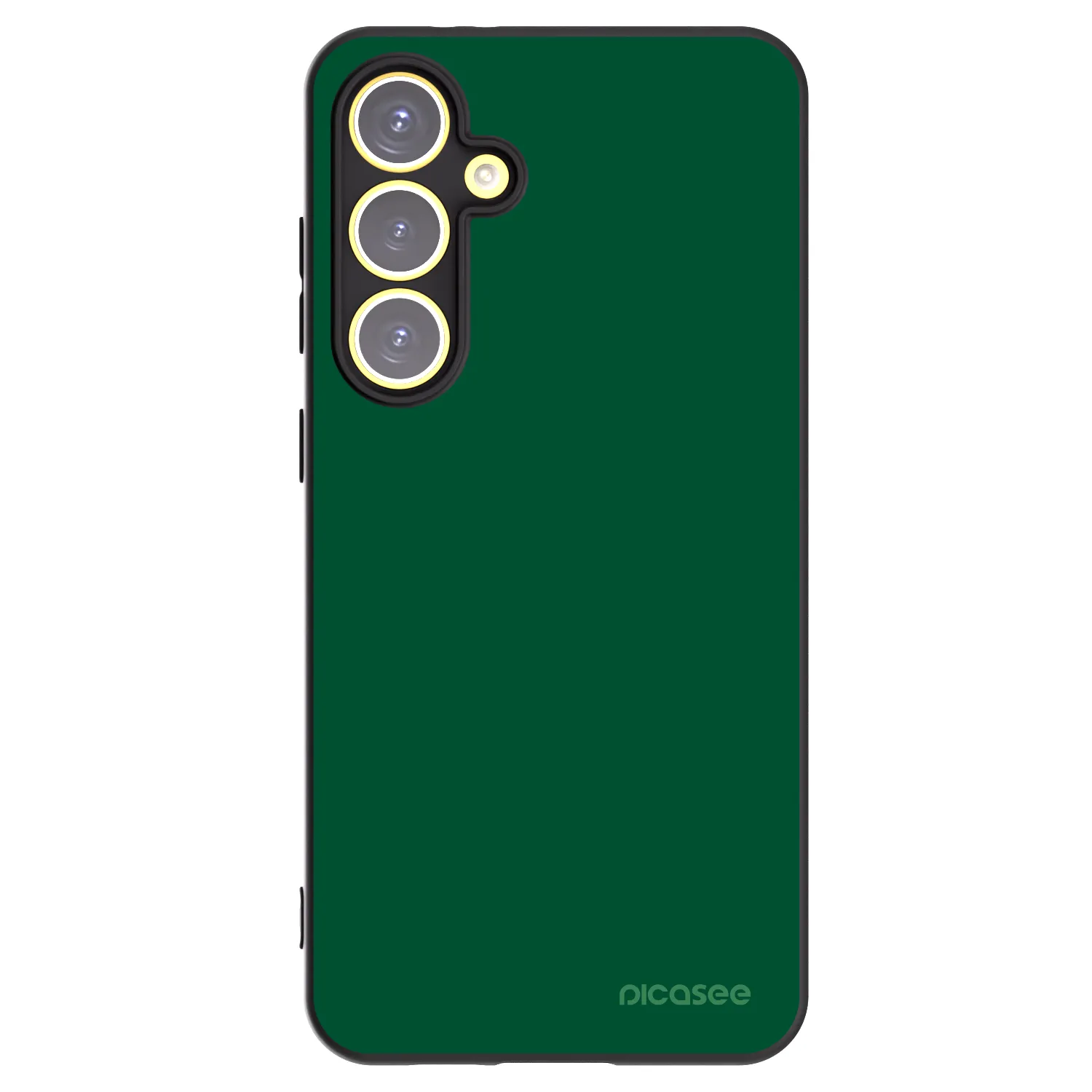 Picasee silikonski črni ovitek za Samsung Galaxy S24 FE S721B - Green Gleam