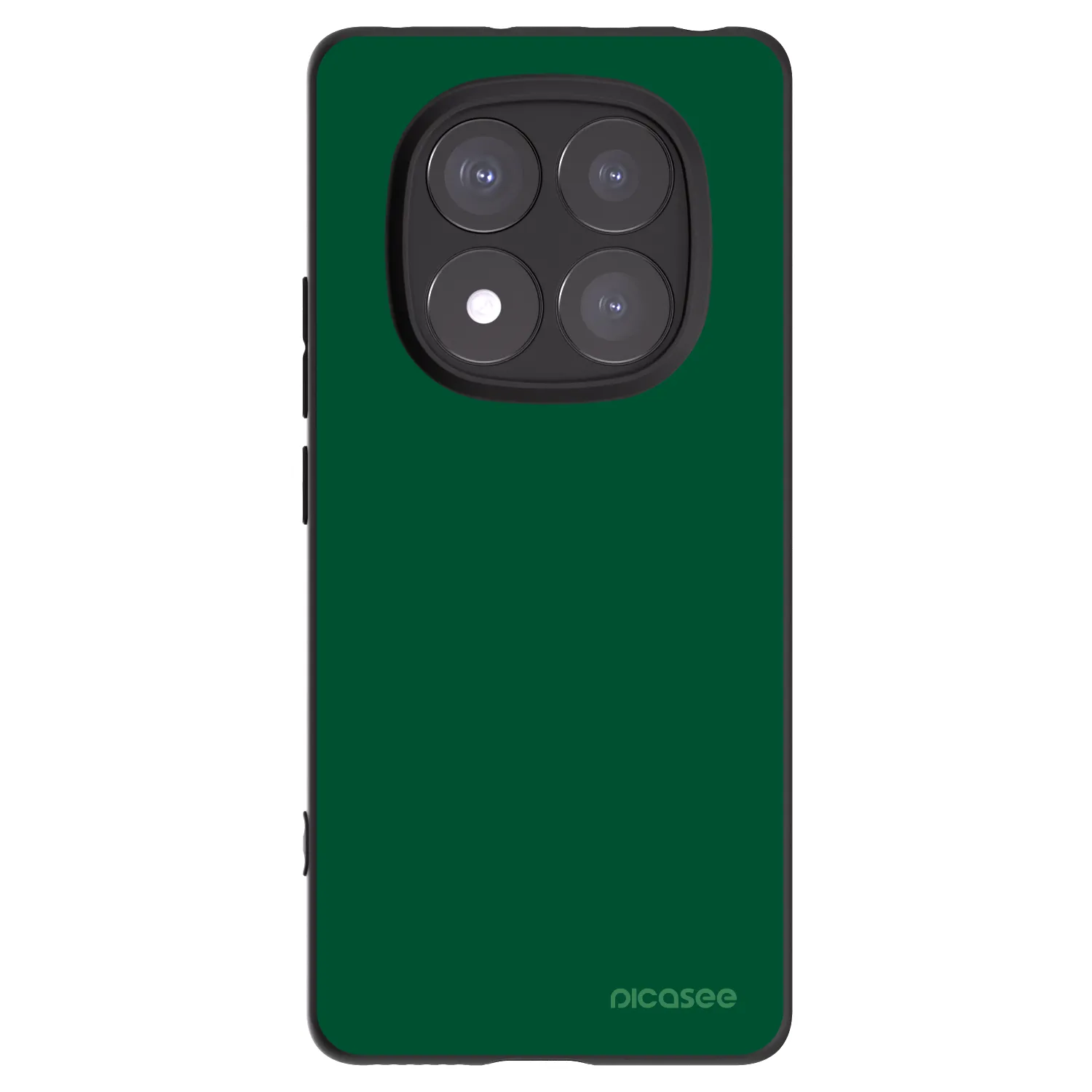 Picasee silikonski črni ovitek za Xiaomi Redmi Note 14 Pro 5G - Green Gleam