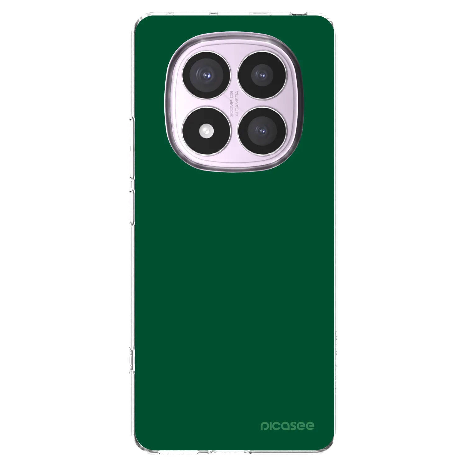 Picasee silikonski prozorni ovitek za Xiaomi Redmi Note 14 Pro 5G - Green Gleam