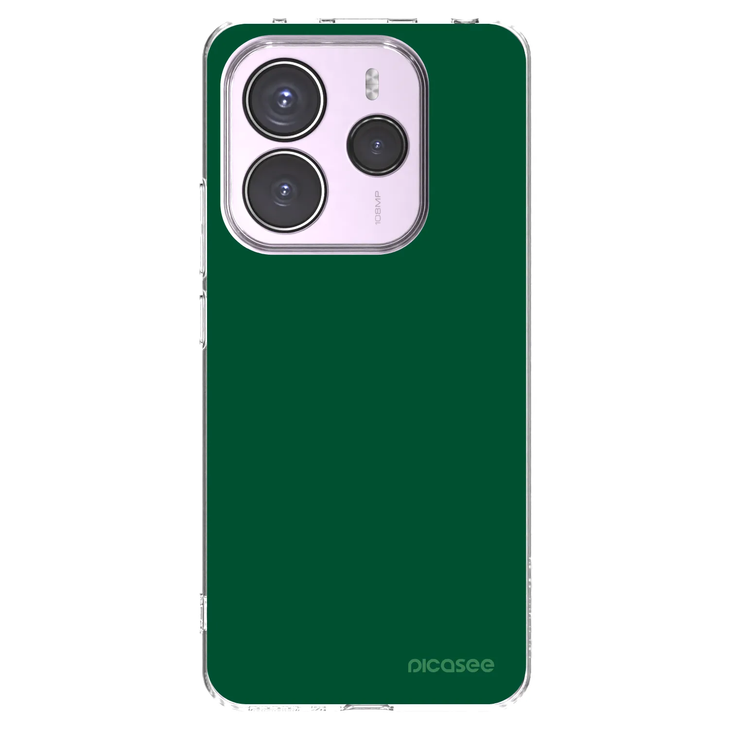 Picasee silikonski prozorni ovitek za Xiaomi Redmi Note 14 5G - Green Gleam