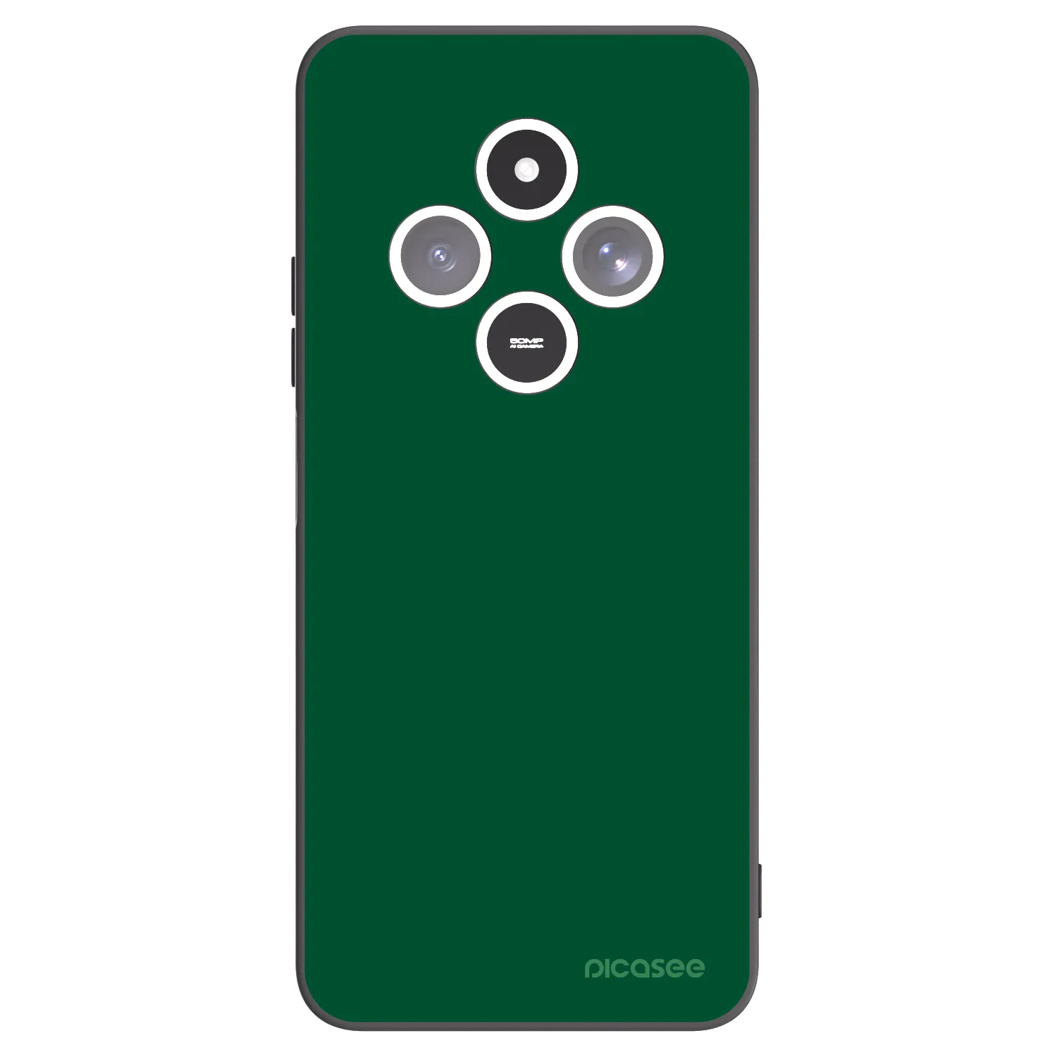 Picasee silikonski črni ovitek za Xiaomi Redmi 14C - Green Gleam