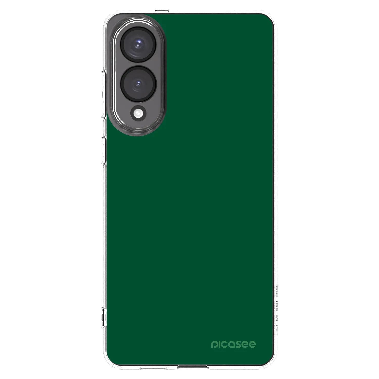 Picasee silikonski prozorni ovitek za Samsung Galaxy S25 Edge 5G - Green Gleam