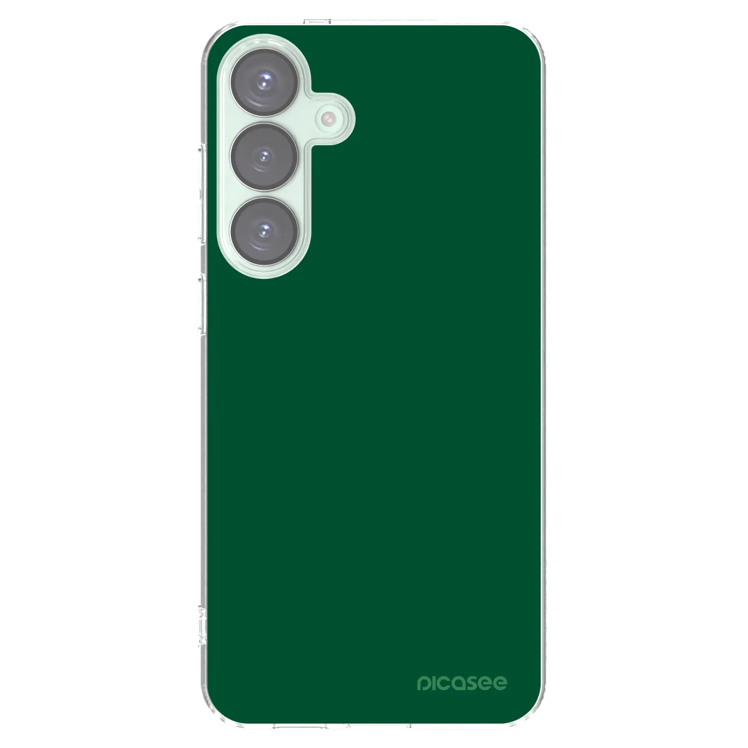 Picasee silikonski prozorni ovitek za Samsung Galaxy S25+ 5G - Green Gleam