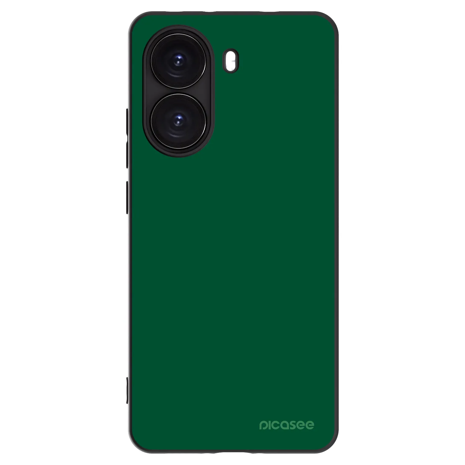 Picasee silikonski črni ovitek za Xiaomi Poco X7 Pro 5G - Green Gleam