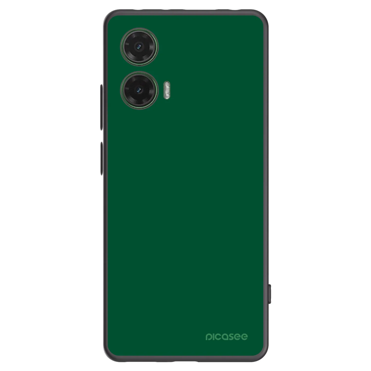 Picasee silikonski črni ovitek za Motorola Moto G35 5G - Green Gleam