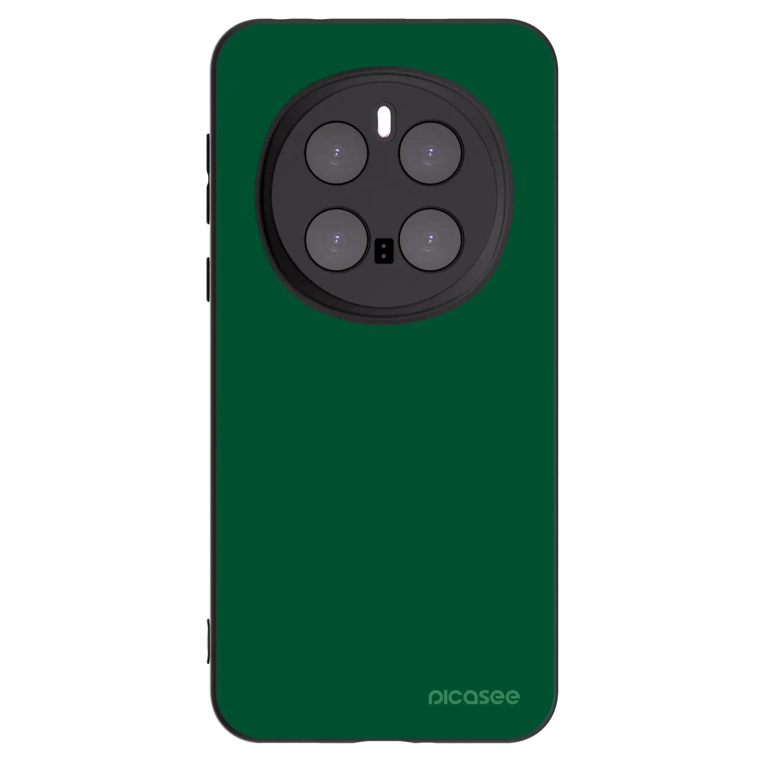 Picasee silikonski črni ovitek za Honor Magic7 Pro 5G - Green Gleam