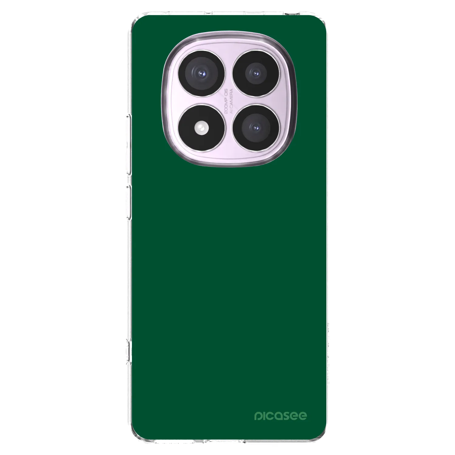 Picasee silikonski prozorni ovitek za Xiaomi Redmi Note 14 Pro 4G - Green Gleam