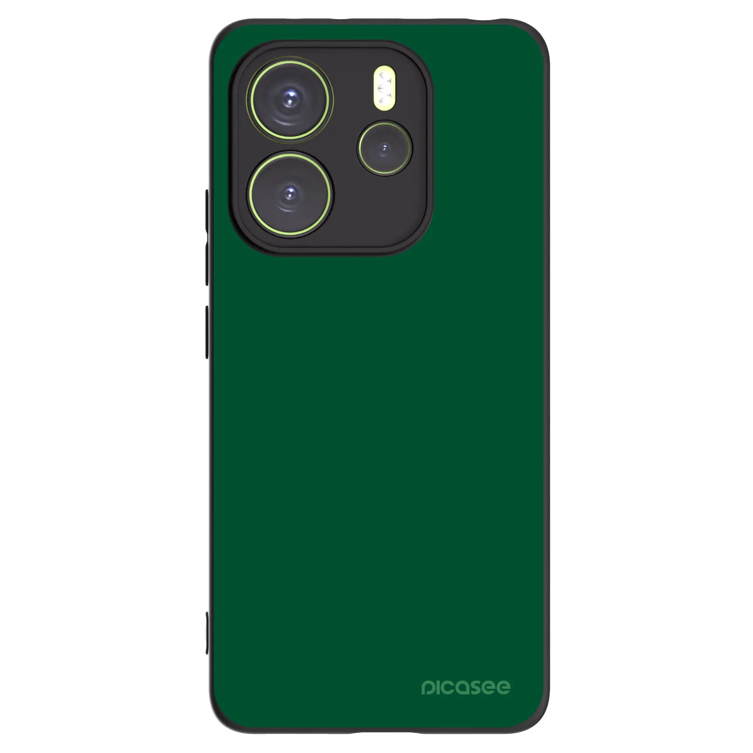 Picasee silikonski črni ovitek za Xiaomi Redmi Note 14 4G - Green Gleam