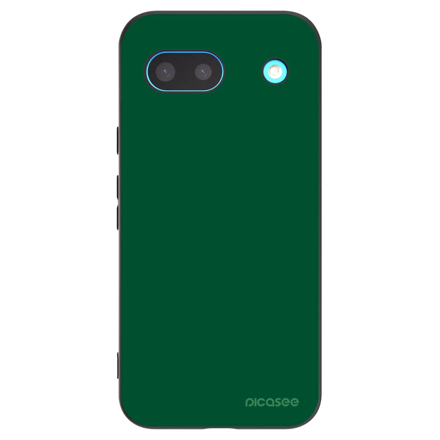 Picasee silikonski črni ovitek za Google Pixel 8 - Green Gleam