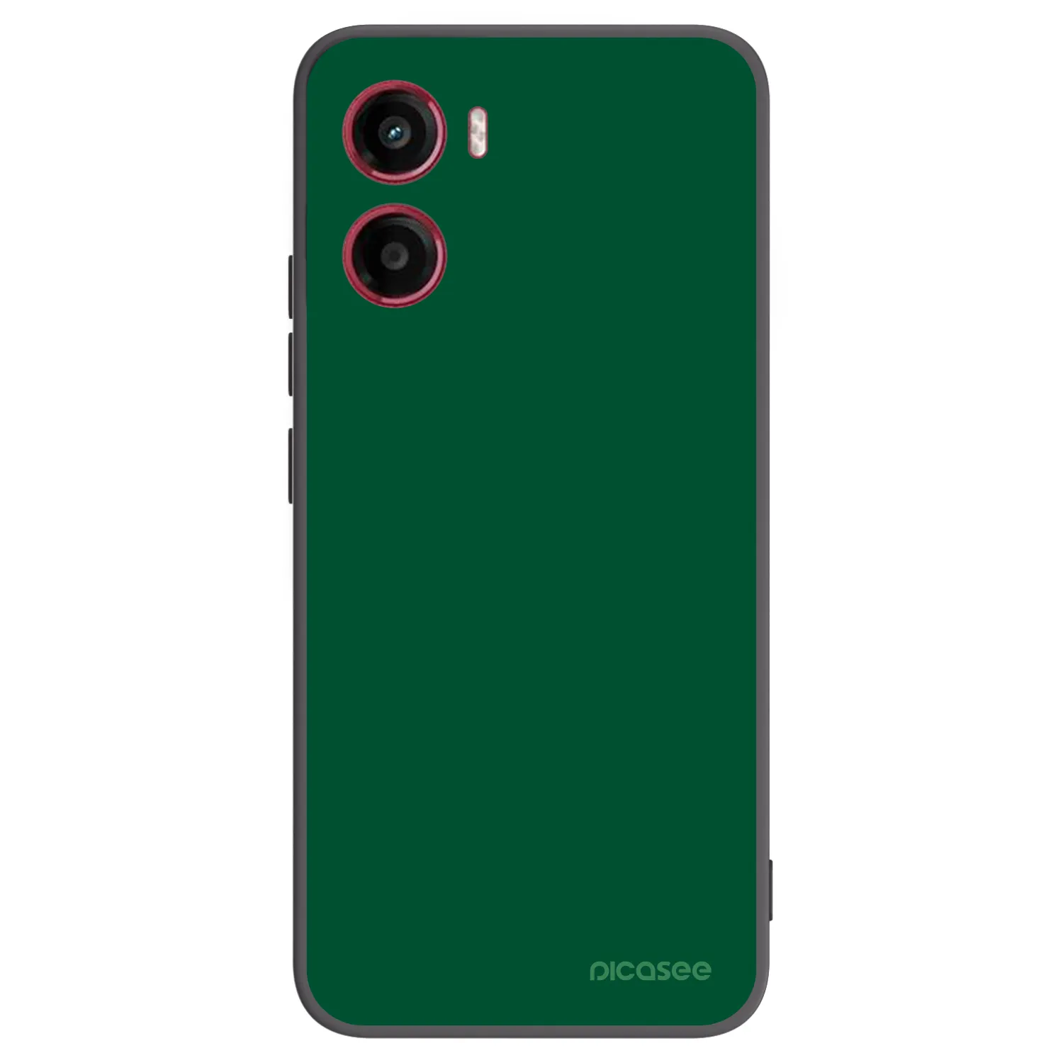 Picasee silikonski črni ovitek za Motorola Moto G05 - Green Gleam