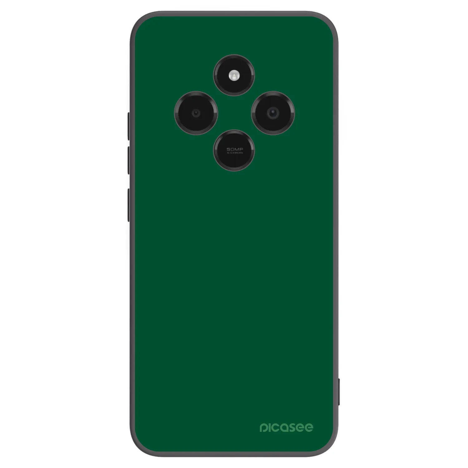Picasee silikonski črni ovitek za Xiaomi Poco C75 - Green Gleam