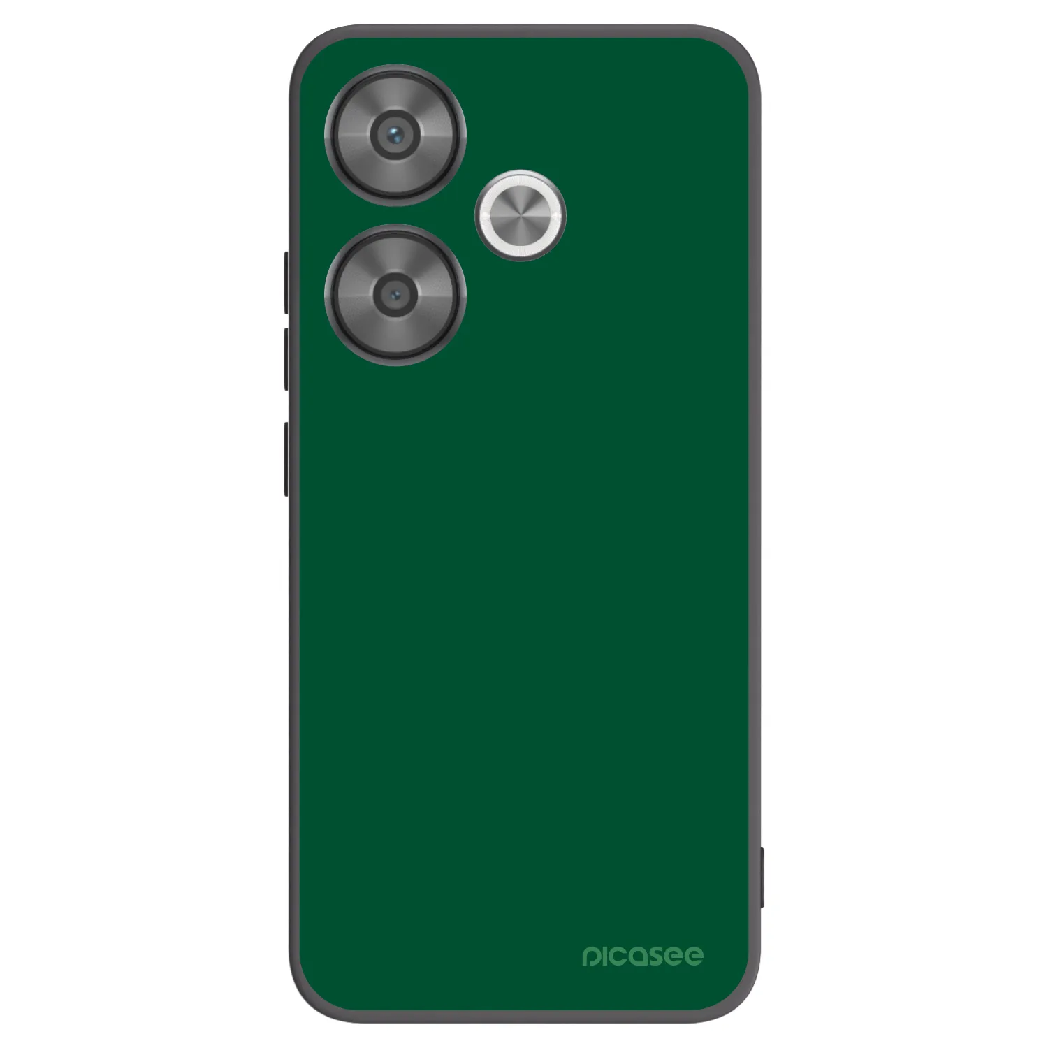 Picasee silikonski črni ovitek za Xiaomi Poco F6 - Green Gleam