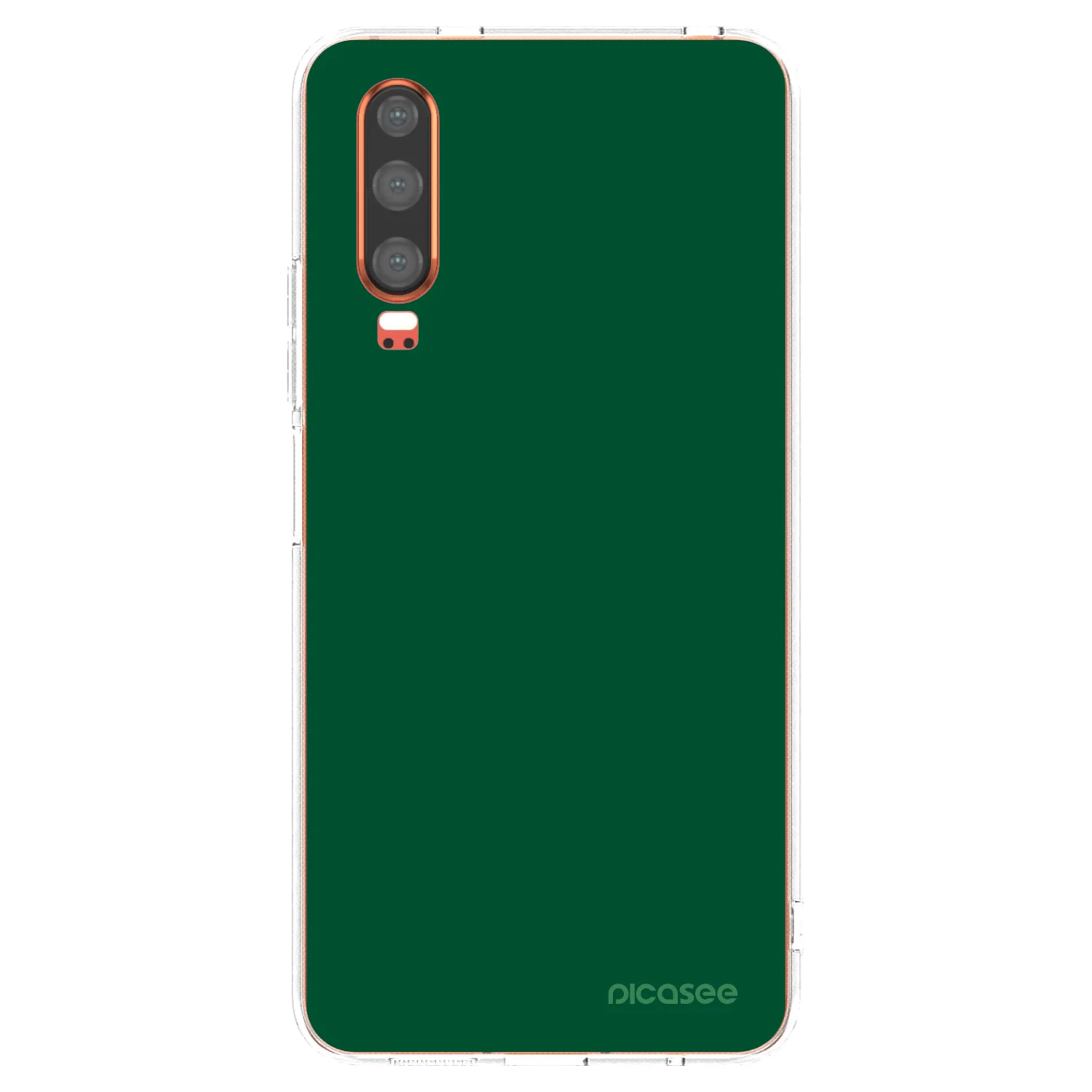 Picasee silikonski prozorni ovitek za Huawei P30 - Green Gleam