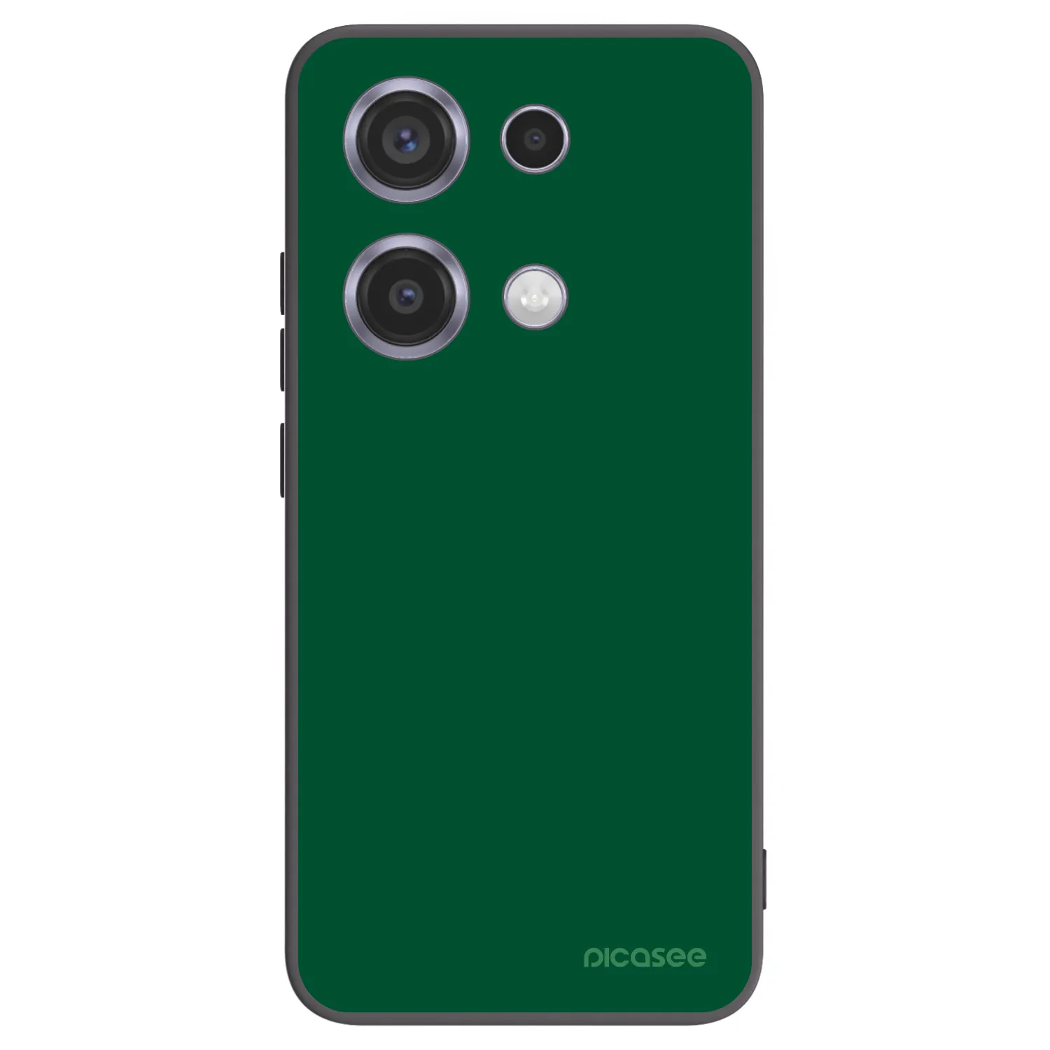 Picasee silikonski črni ovitek za Xiaomi Redmi Note 14S - Green Gleam