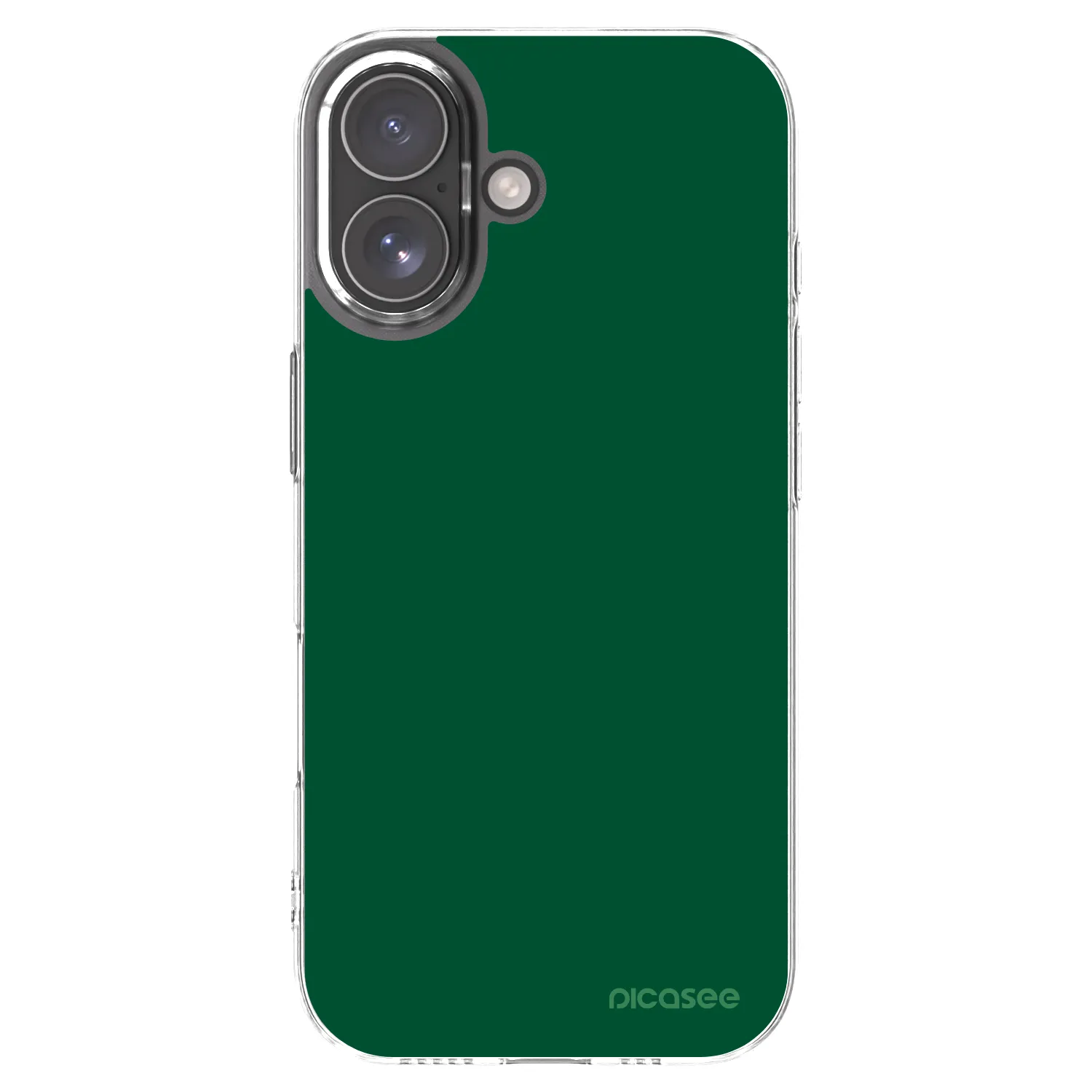 Picasee silikonski prozorni ovitek za Apple iPhone 17 - Green Gleam
