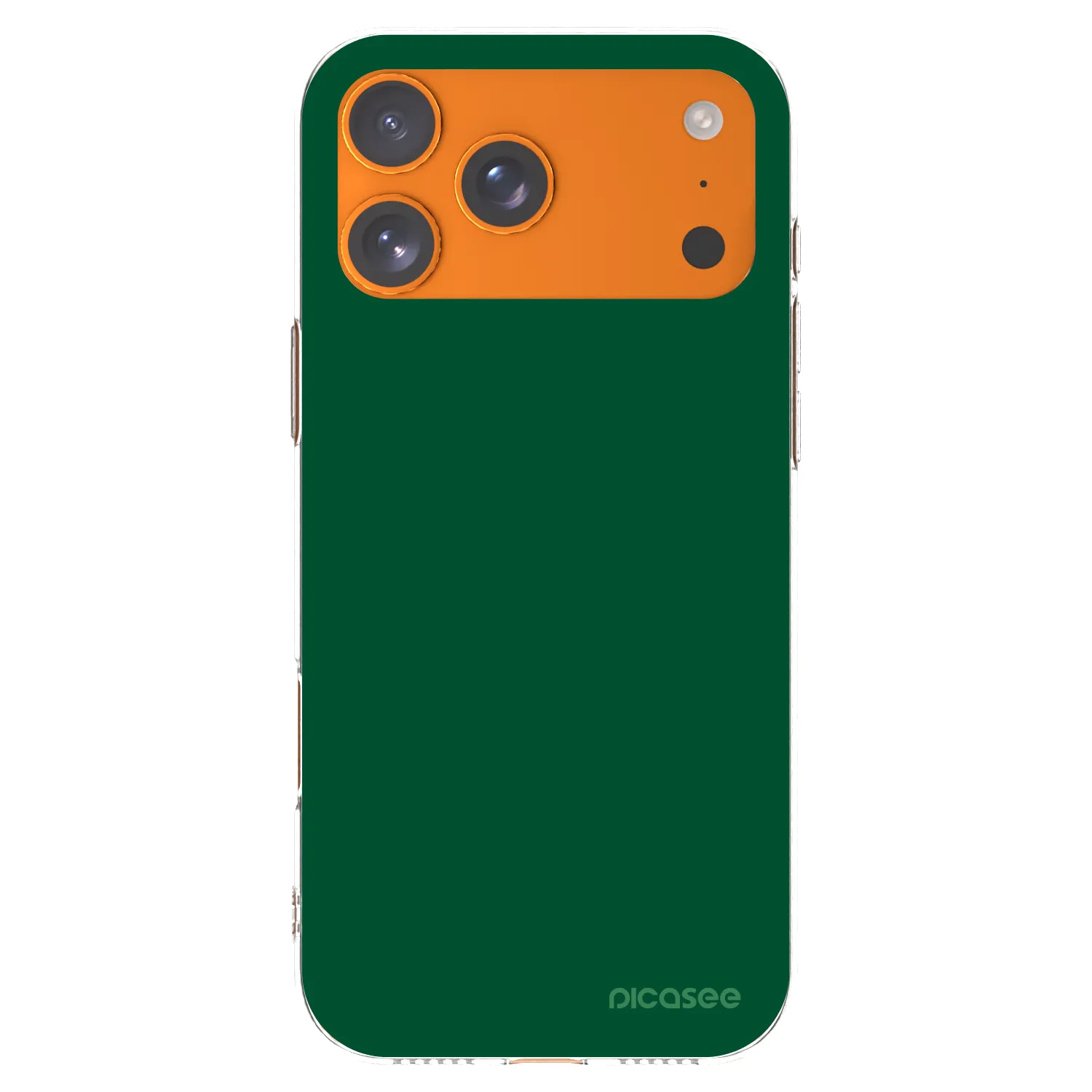 Picasee silikonski prozorni ovitek za Apple iPhone 17 Pro Max - Green Gleam