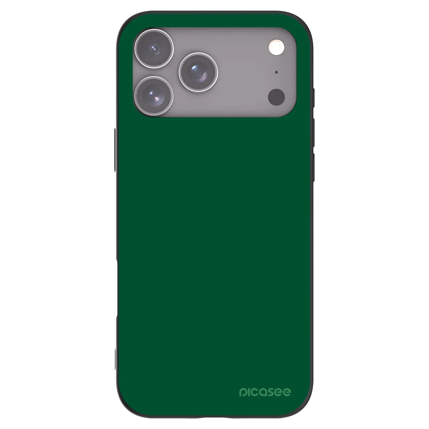 Picasee silikonski črni ovitek za Apple iPhone 17 Pro Max - Green Gleam