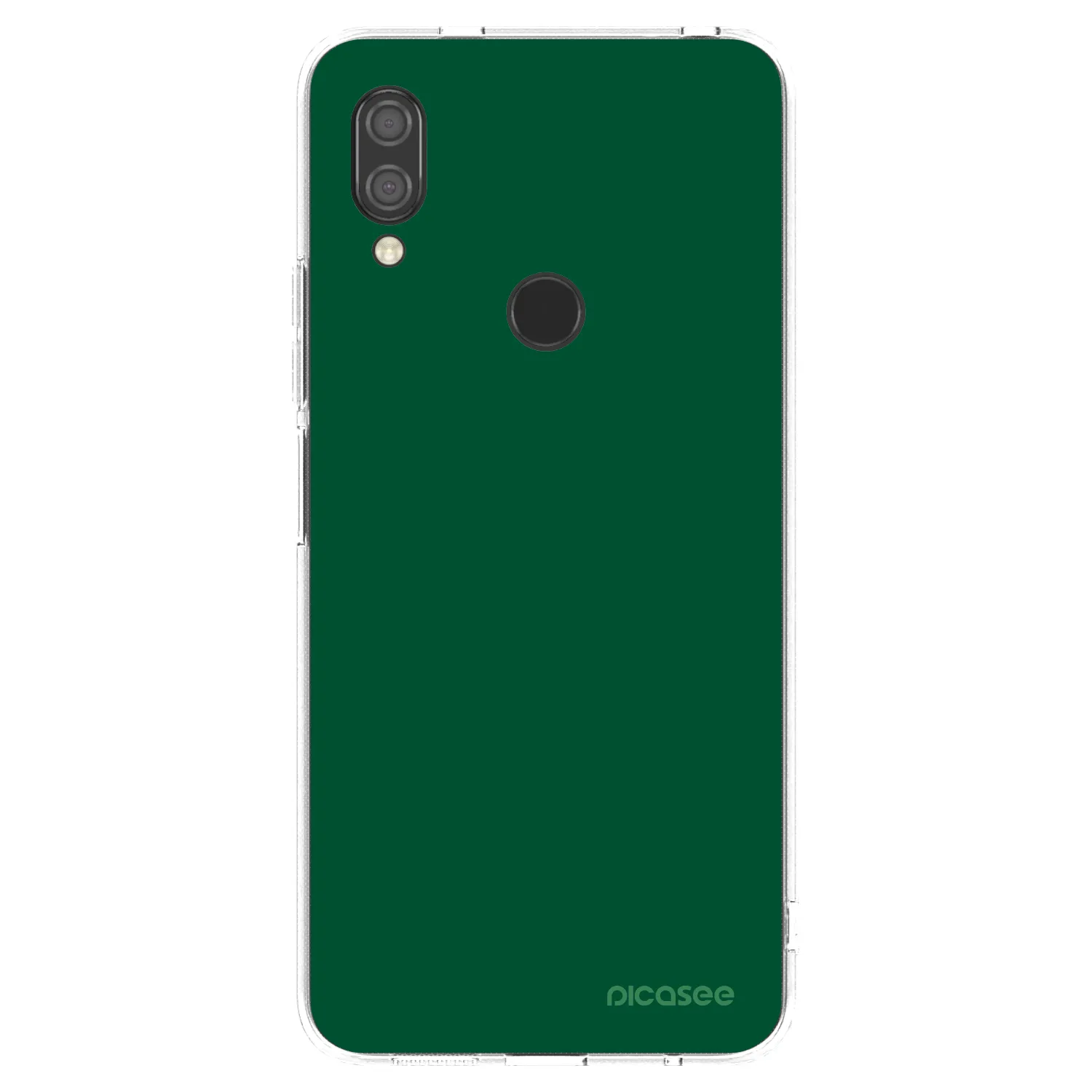 Picasee silikonski prozorni ovitek za Xiaomi Redmi 7 - Green Gleam