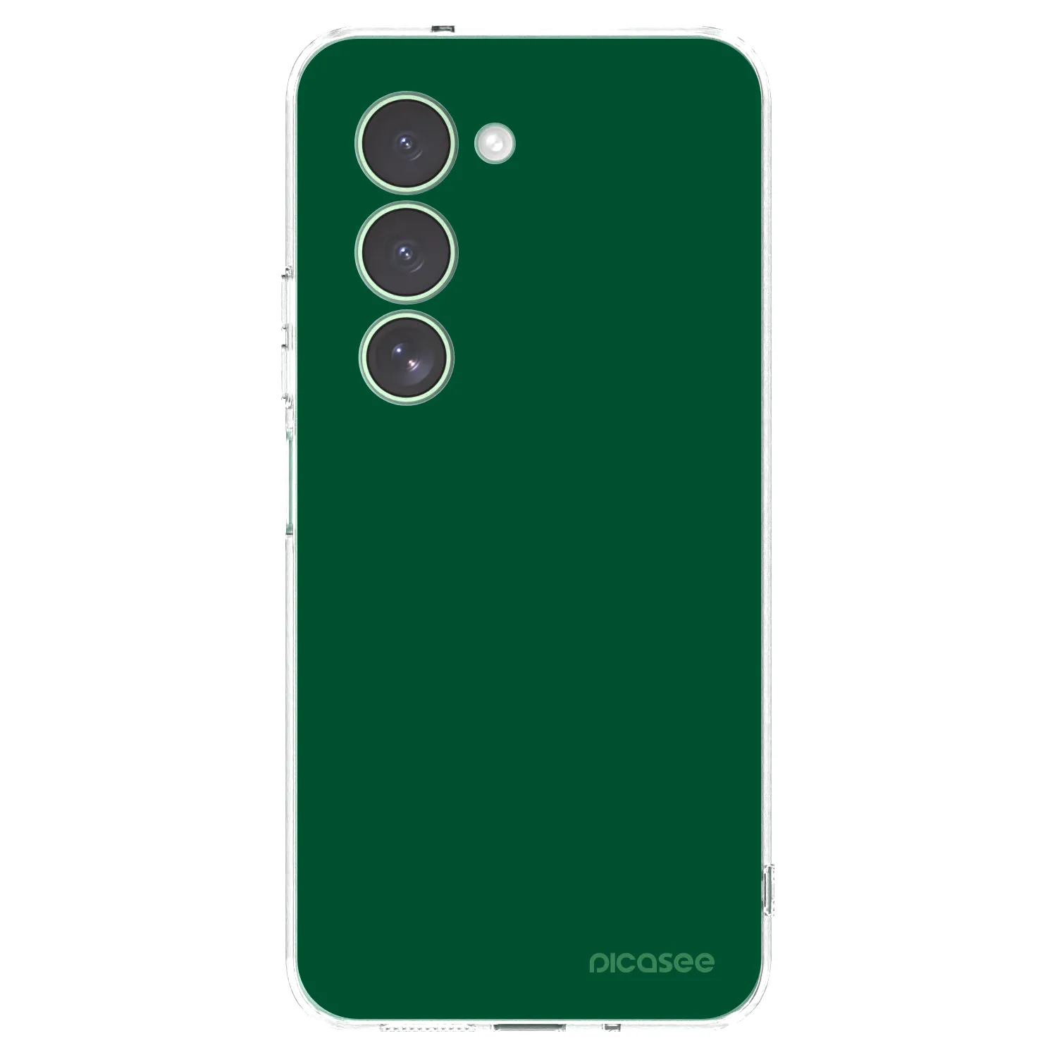 Picasee silikonski prozorni ovitek za Xiaomi Redmi 15 5G - Green Gleam