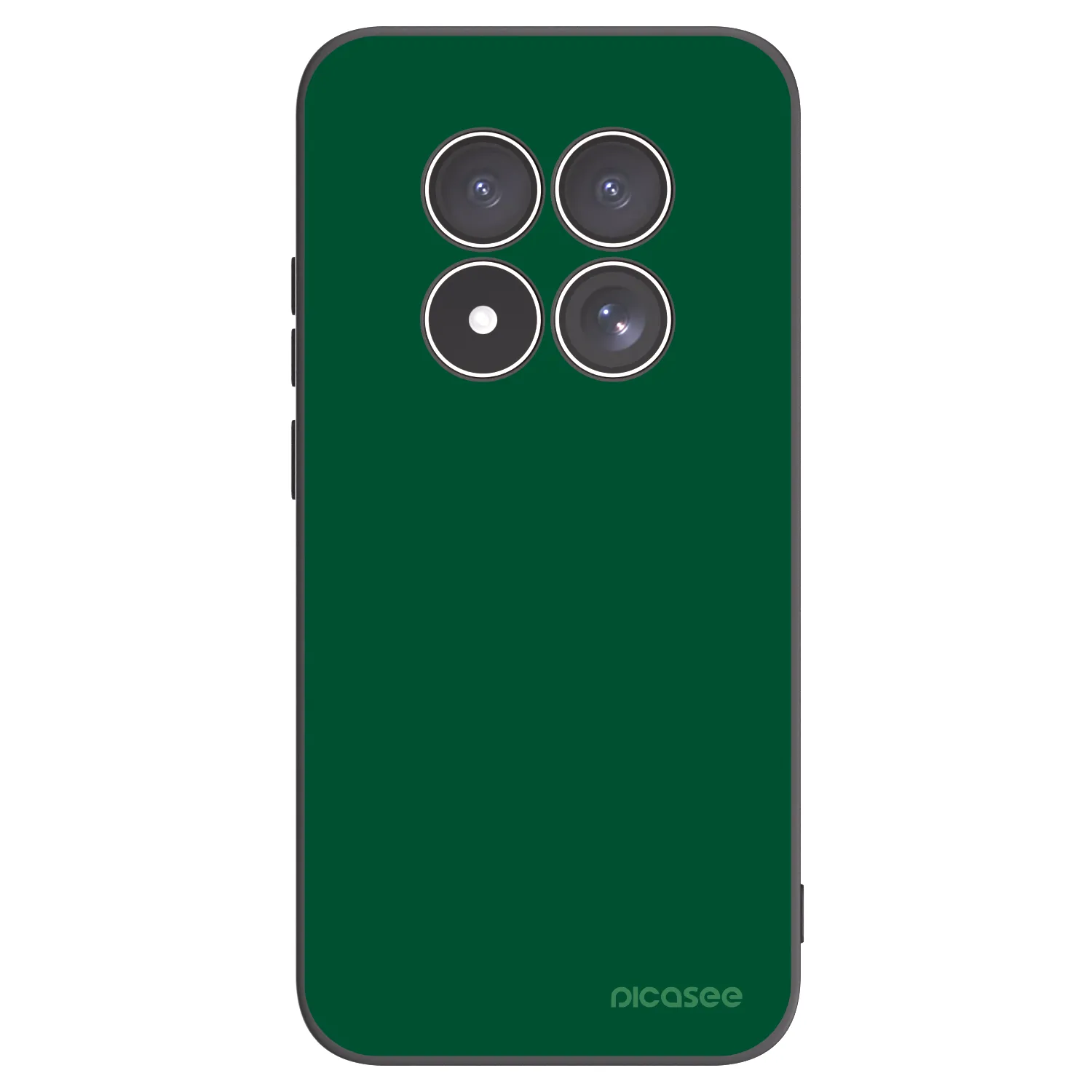 Picasee silikonski črni ovitek za Xiaomi Redmi Note 15 Pro 4G - Green Gleam