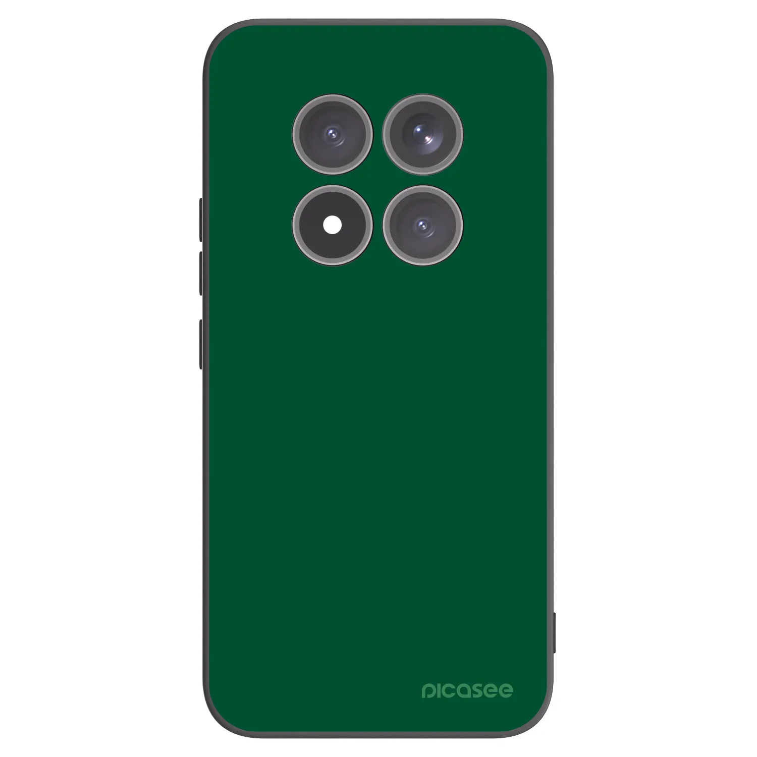 Picasee silikonski črni ovitek za Xiaomi Redmi Note 15 Pro+ - Green Gleam
