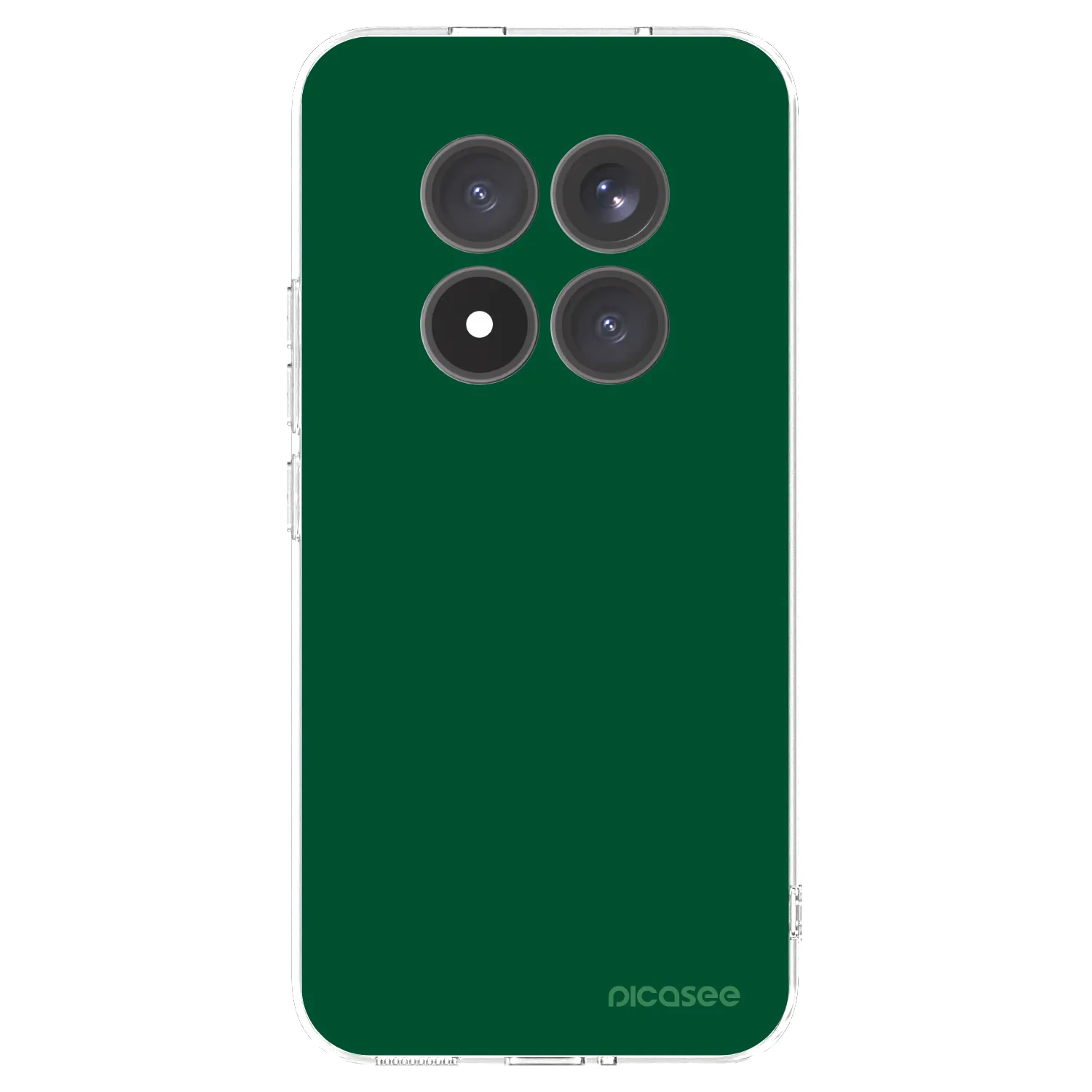 Picasee silikonski prozorni ovitek za Xiaomi Redmi Note 15 Pro+ - Green Gleam