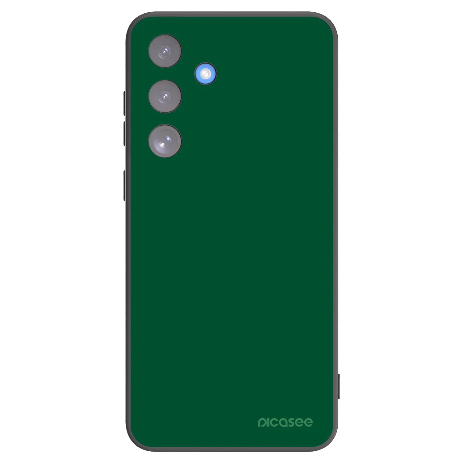 Picasee silikonski črni ovitek za Samsung Galaxy S25 FE 5G - Green Gleam