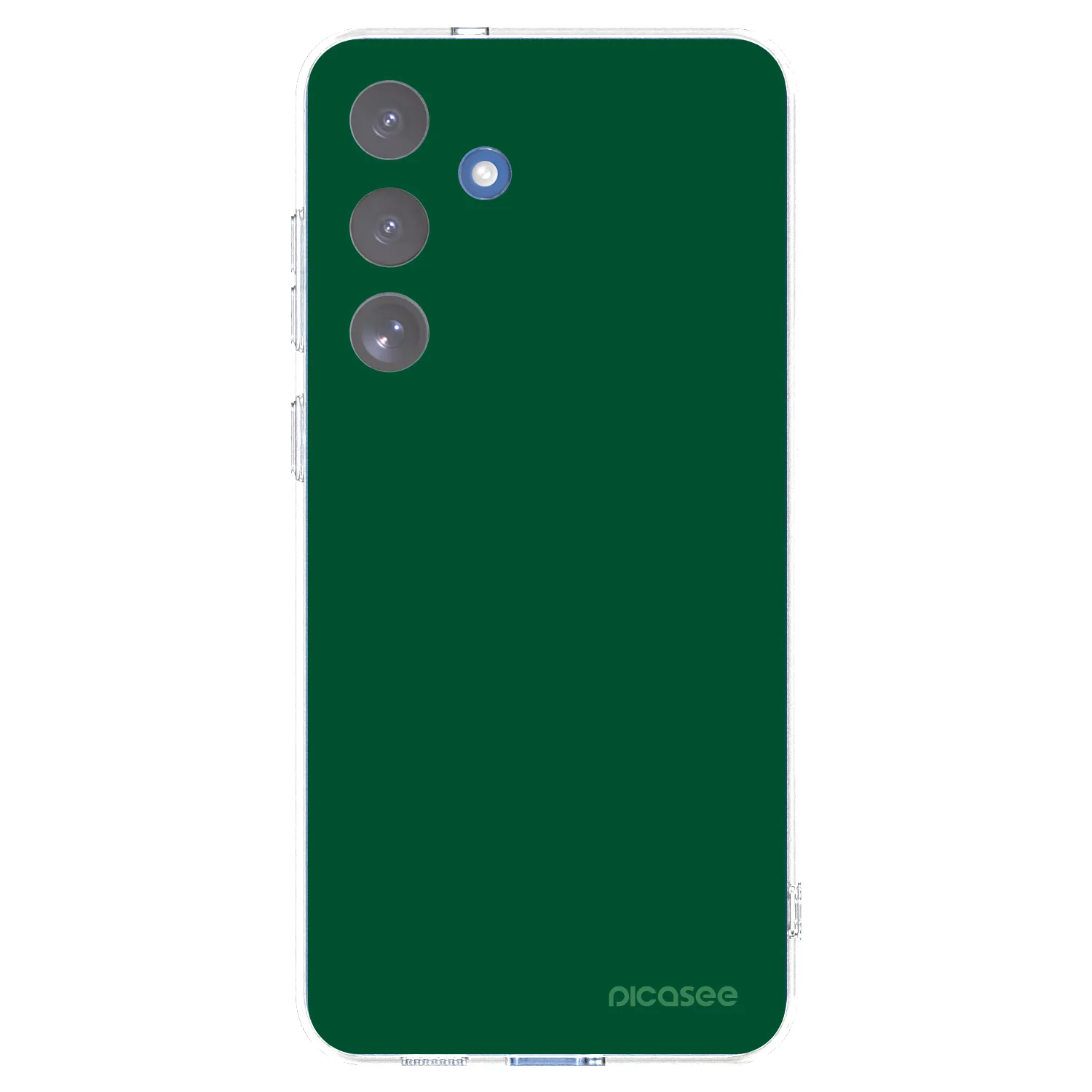 Picasee silikonski prozorni ovitek za Samsung Galaxy S25 FE 5G - Green Gleam