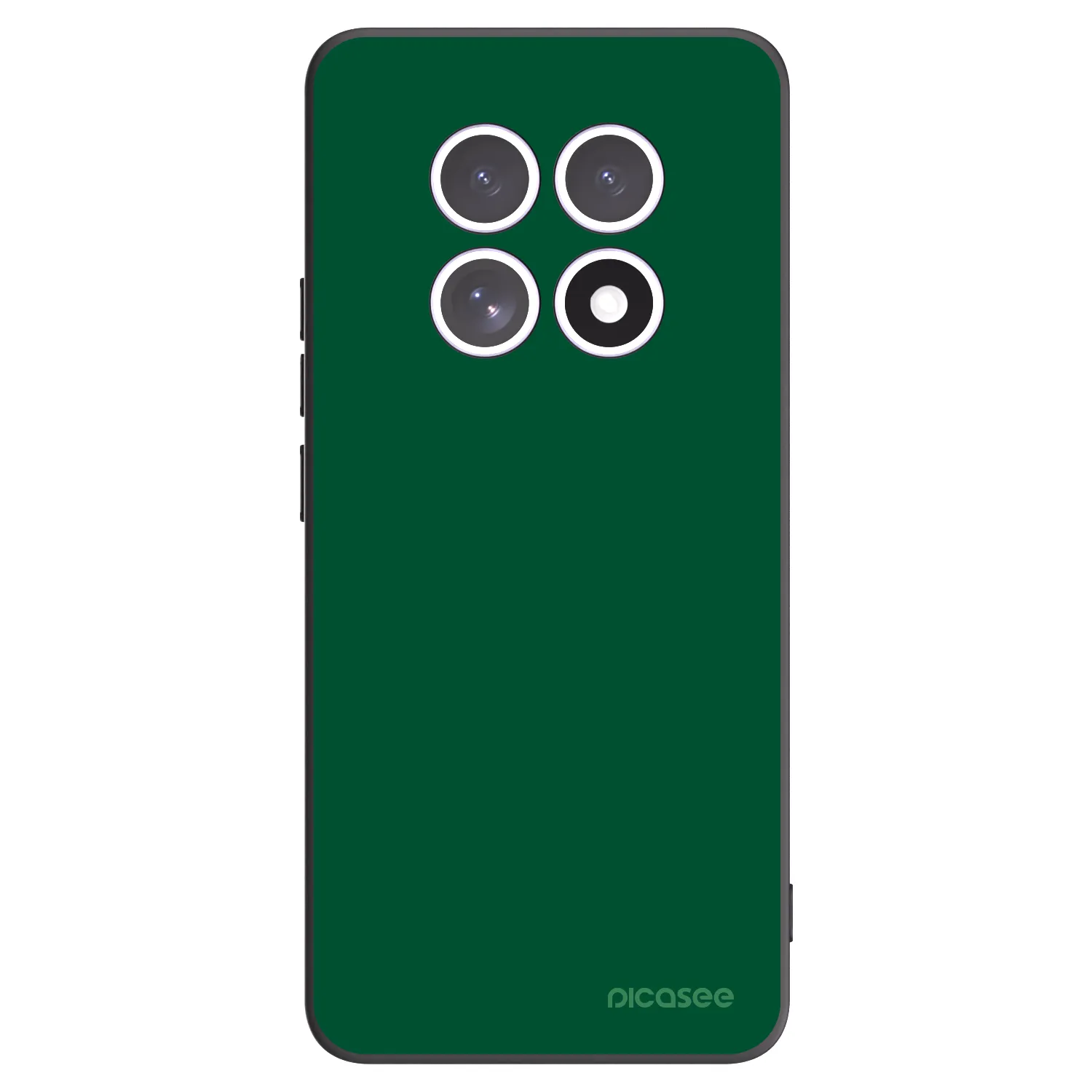 Picasee silikonski črni ovitek za Xiaomi Redmi Note 15 - Green Gleam