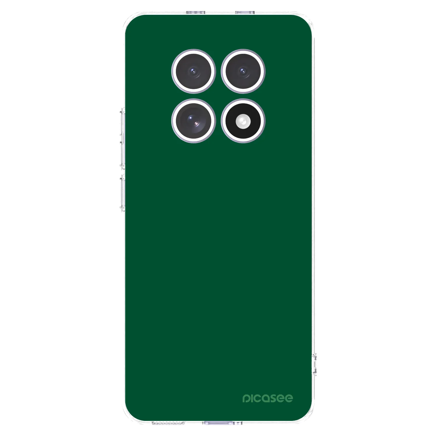 Picasee silikonski prozorni ovitek za Xiaomi Redmi Note 15 - Green Gleam