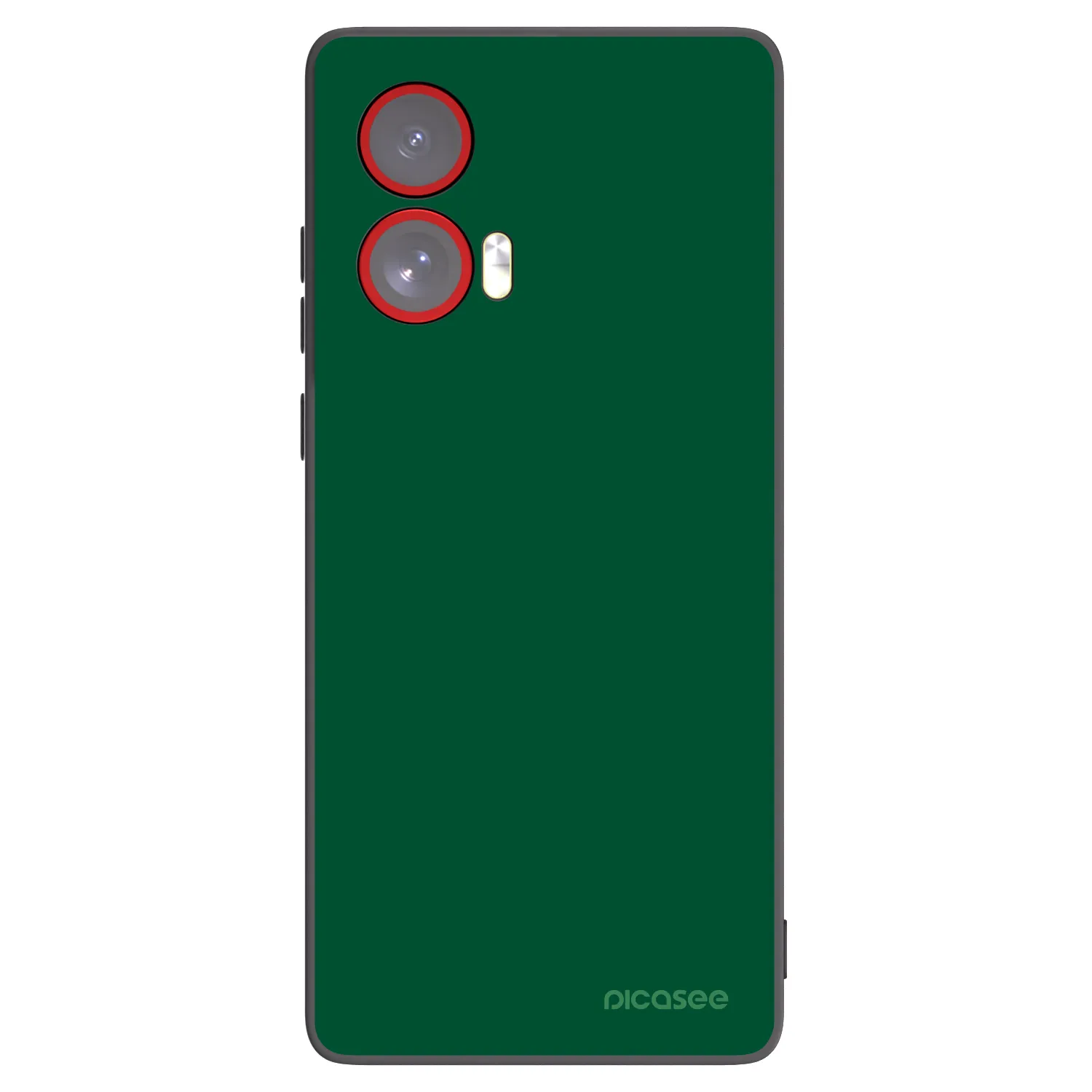Picasee silikonski črni ovitek za Motorola Edge 50 Fusion - Green Gleam