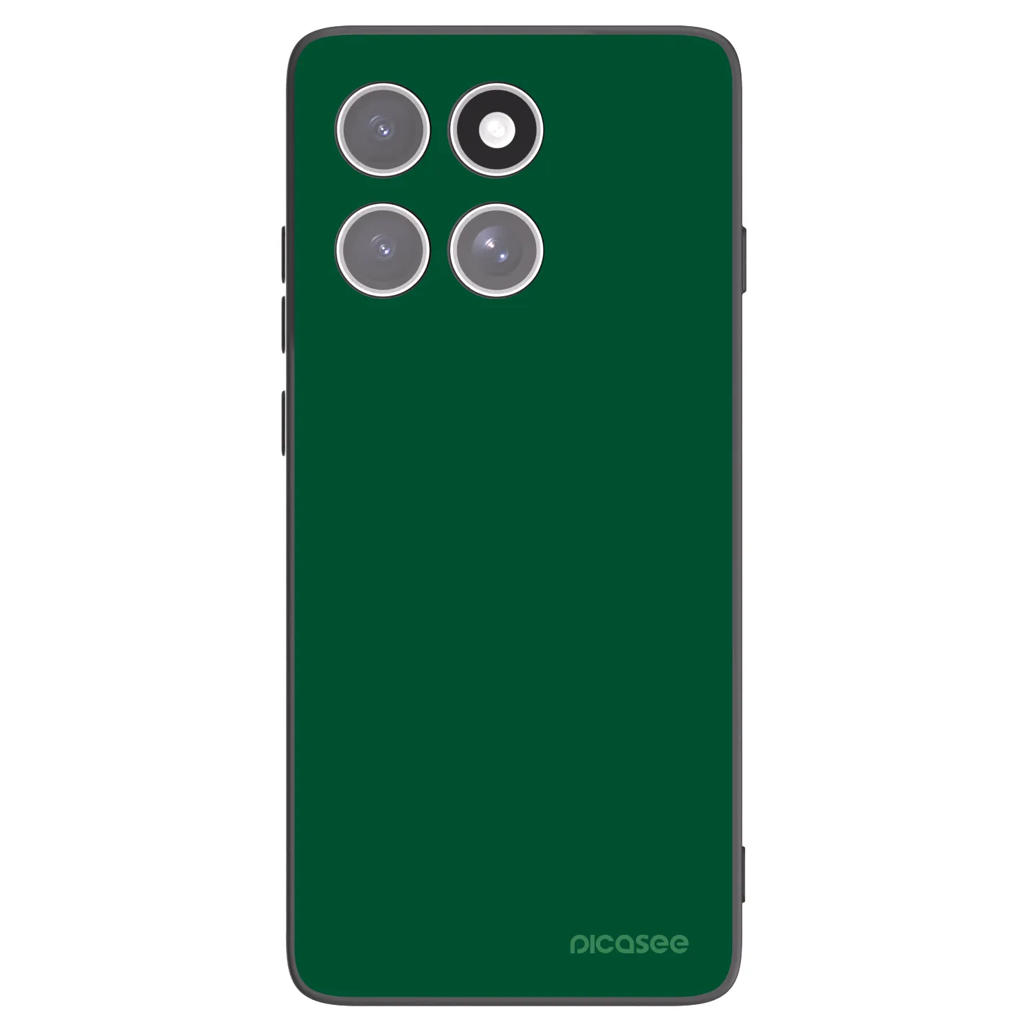Picasee silikonski črni ovitek za Motorola Edge 60 Fusion - Green Gleam