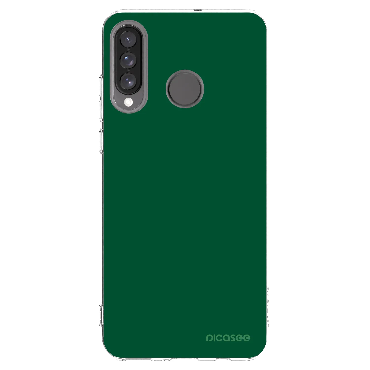 Picasee silikonski prozorni ovitek za Huawei P30 Lite - Green Gleam