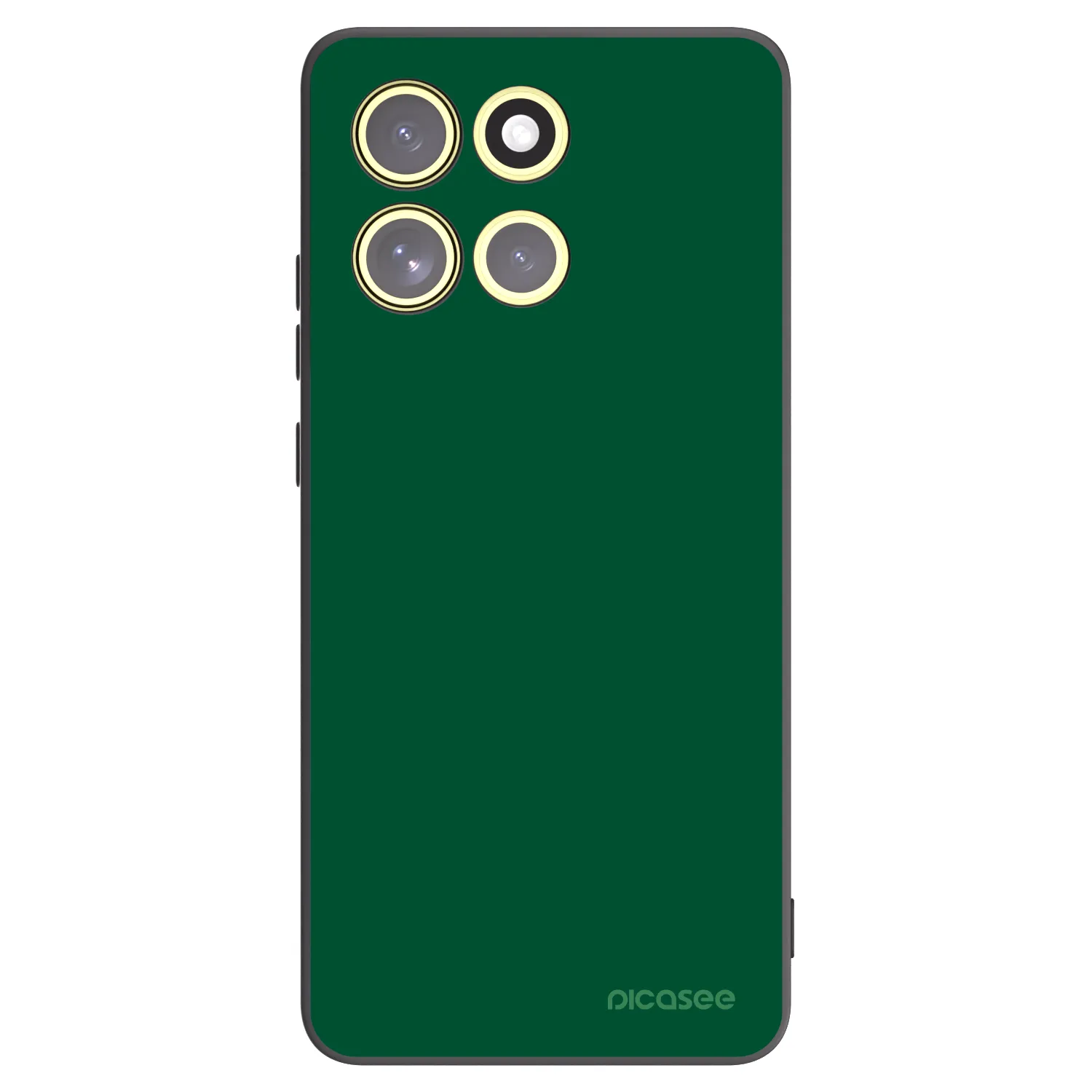 Picasee silikonski črni ovitek za Motorola Moto G86 Power 5G - Green Gleam