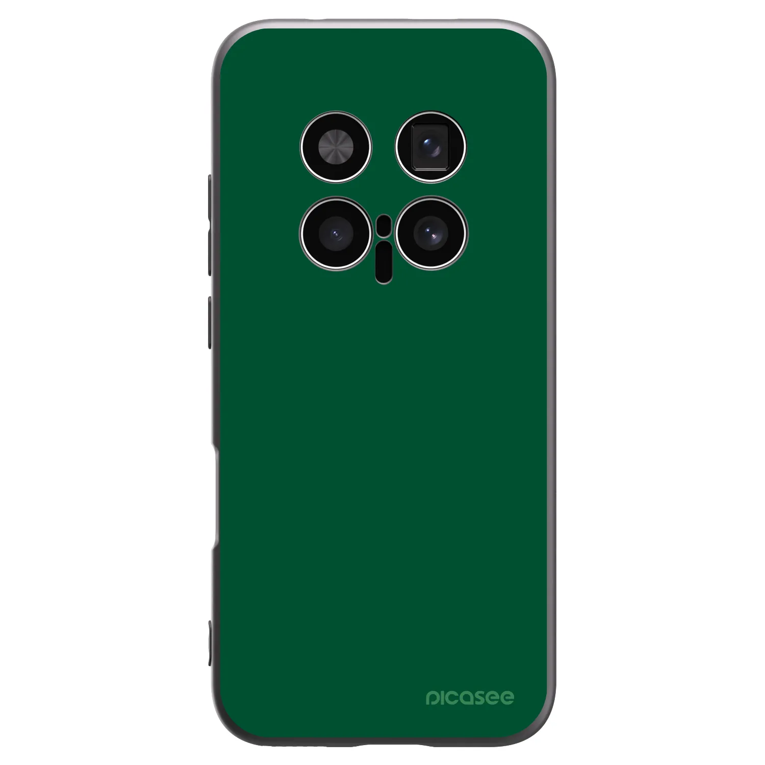 Picasee silikonski črni ovitek za Honor Magic8 Pro 5G - Green Gleam