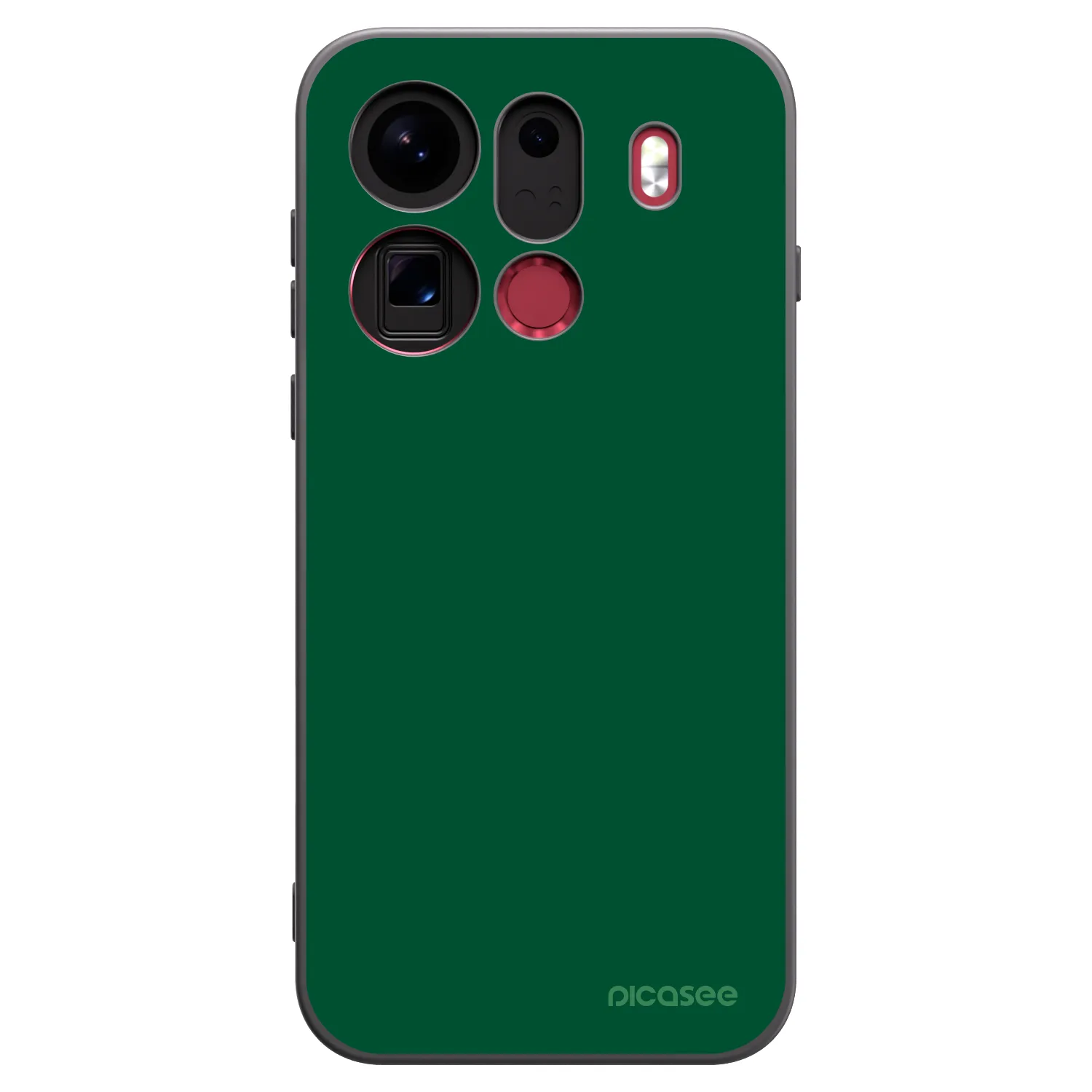 Picasee silikonski črni ovitek za OPPO Find X9 Pro - Green Gleam